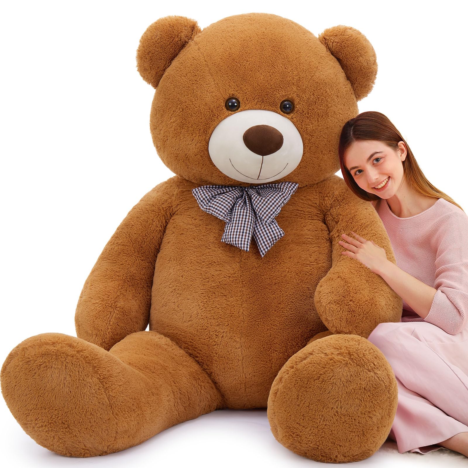 Foto 2 pulgar | Oso De Peluche Mao Golan Giant De 180 Cm De Alto, Color Marrón Oscuro, De Peluche - Venta Internacional.