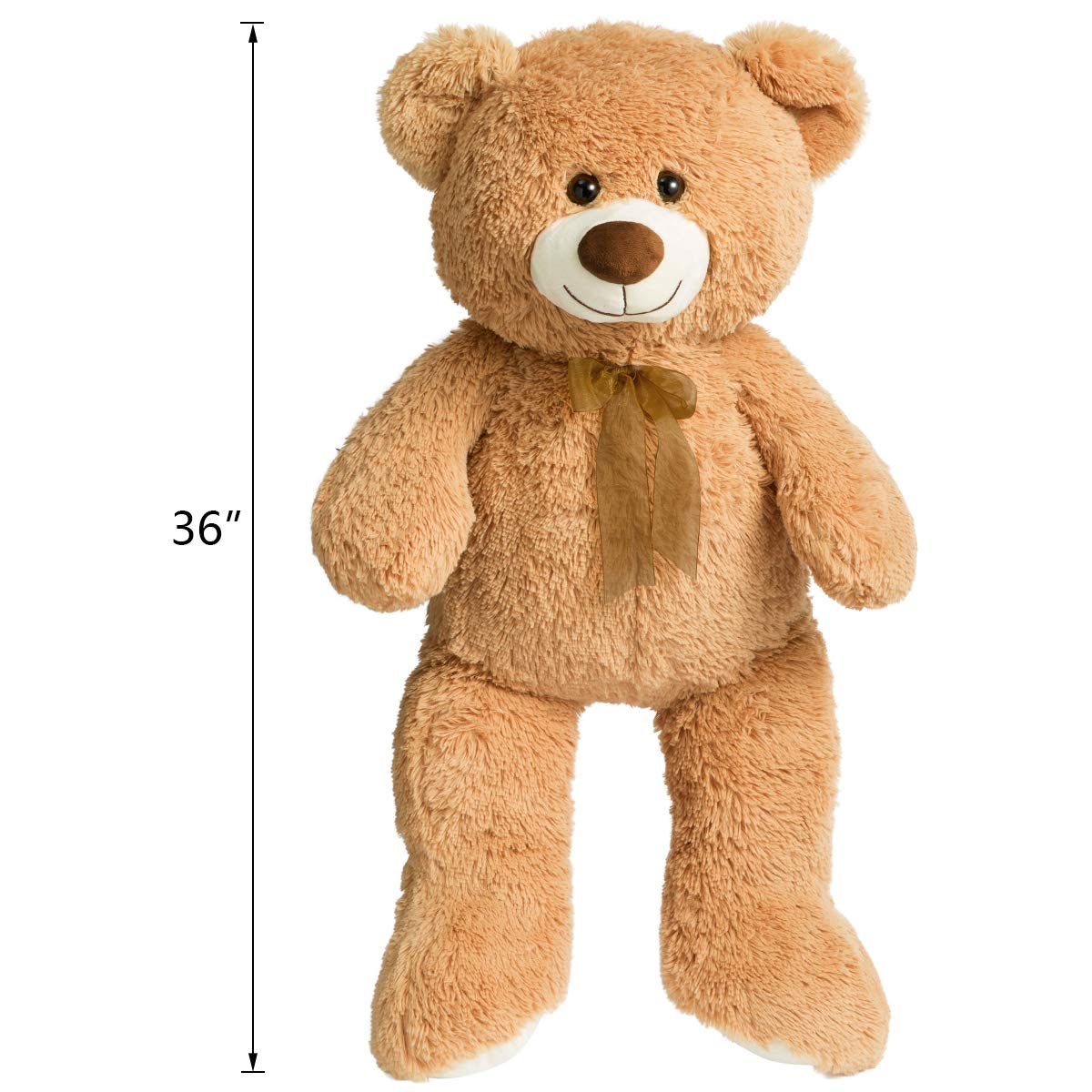 Foto 8 pulgar | Oso De Peluche Gigante Teddy Bear Hollyhome, 90 Cm, Color Canela - Venta Internacional.