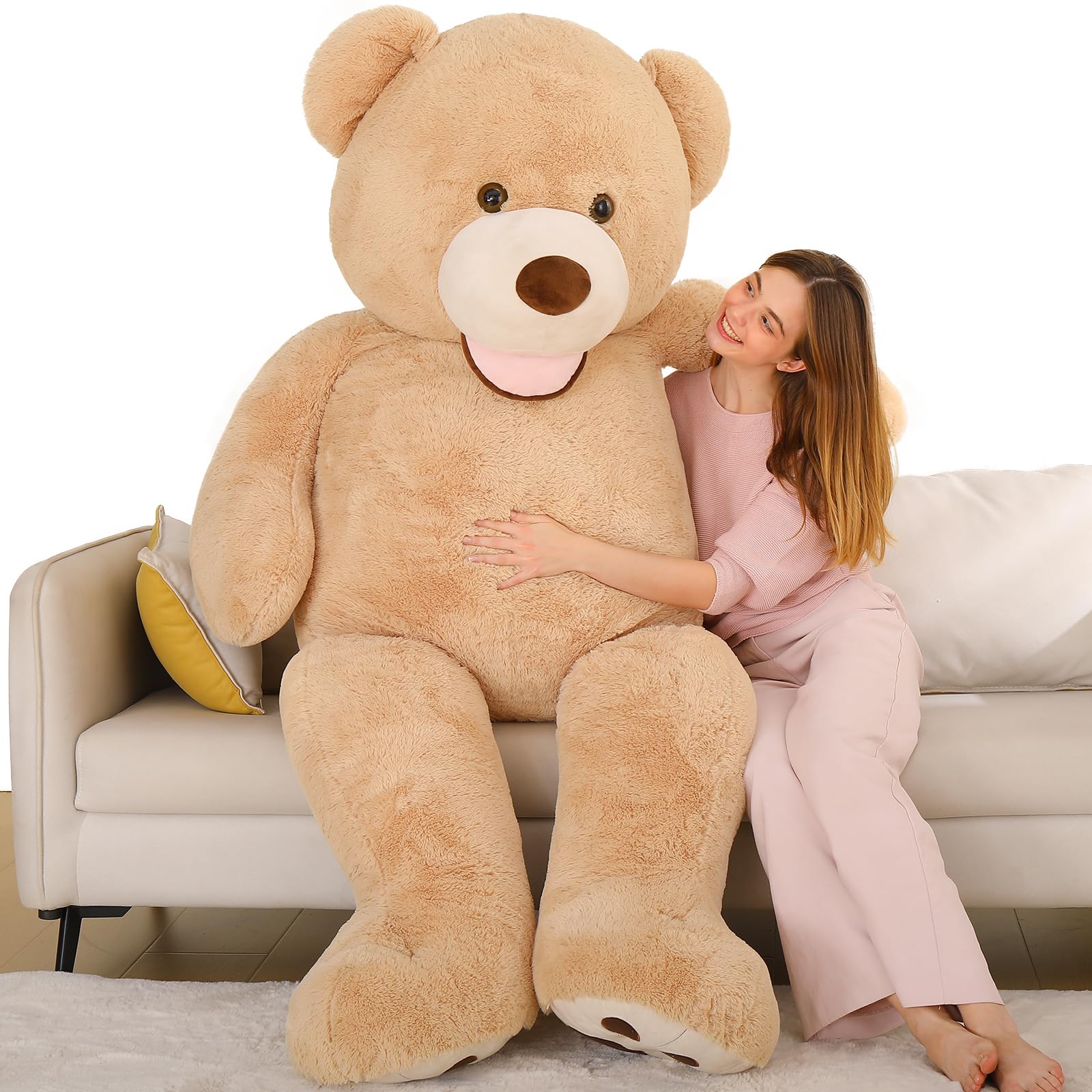Foto 2 pulgar | Oso De Peluche Mao Golan De 6 Pies (180 Cm) Para Todas Las Edades - Venta Internacional.
