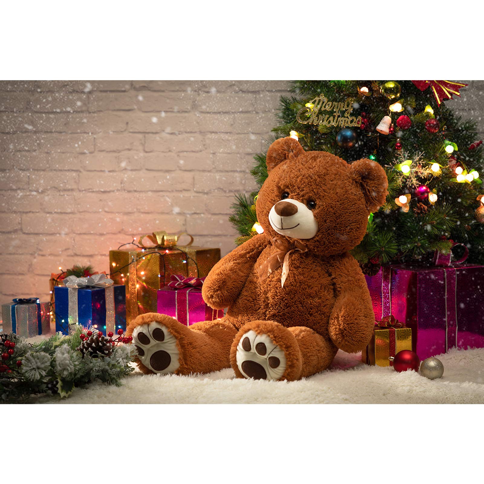 Foto 3 pulgar | Peluche Gigante Con Forma De Oso De Peluche Hollyhome, 90 Cm, Color Marrón - Venta Internacional.