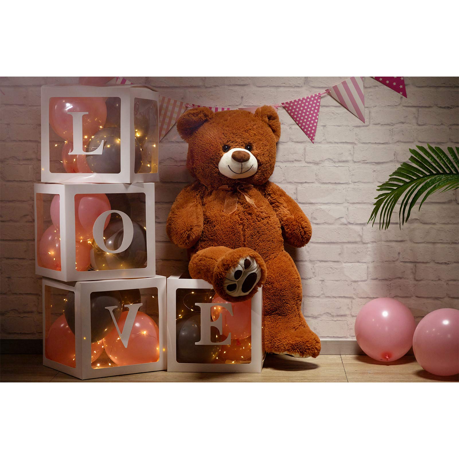 Foto 3 | Peluche Gigante Con Forma De Oso De Peluche Hollyhome, 90 Cm, Color Marrón - Venta Internacional.