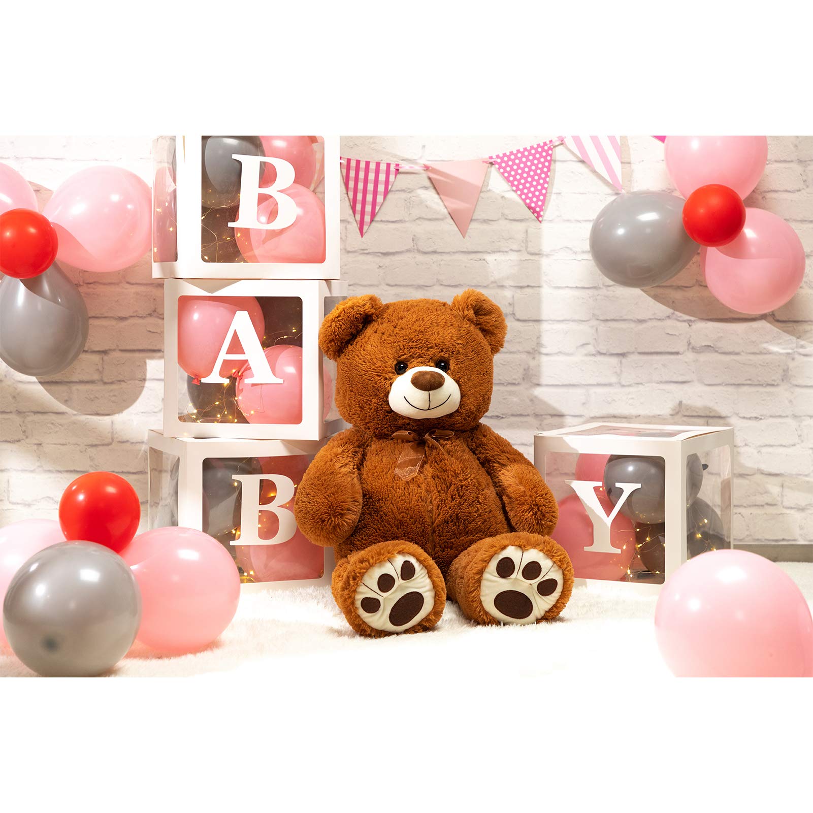 Foto 5 pulgar | Peluche Gigante Con Forma De Oso De Peluche Hollyhome, 90 Cm, Color Marrón - Venta Internacional.