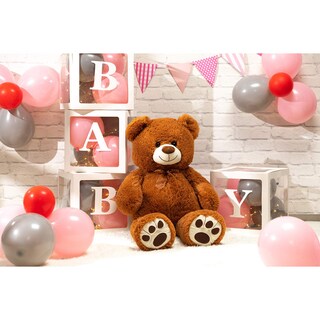 Foto 4 | Peluche Gigante Con Forma De Oso De Peluche Hollyhome, 90 Cm, Color Marrón - Venta Internacional.
