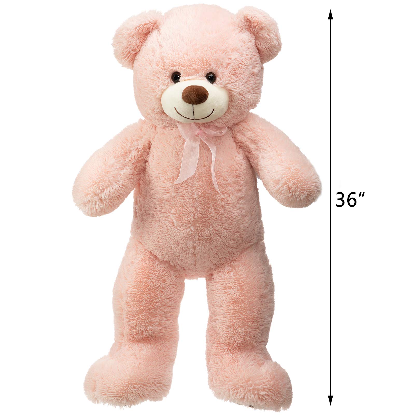 Foto 8 pulgar | Peluche Con Forma De Oso De Peluche Hollyhome, 36 Pulgadas, Rosa - Venta Internacional.