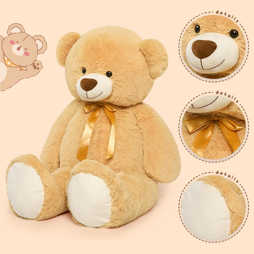 Foto 3 pulgar | Peluche Gigante De Peluche Teddy Bear Tezituor 132 Cm - Venta Internacional.