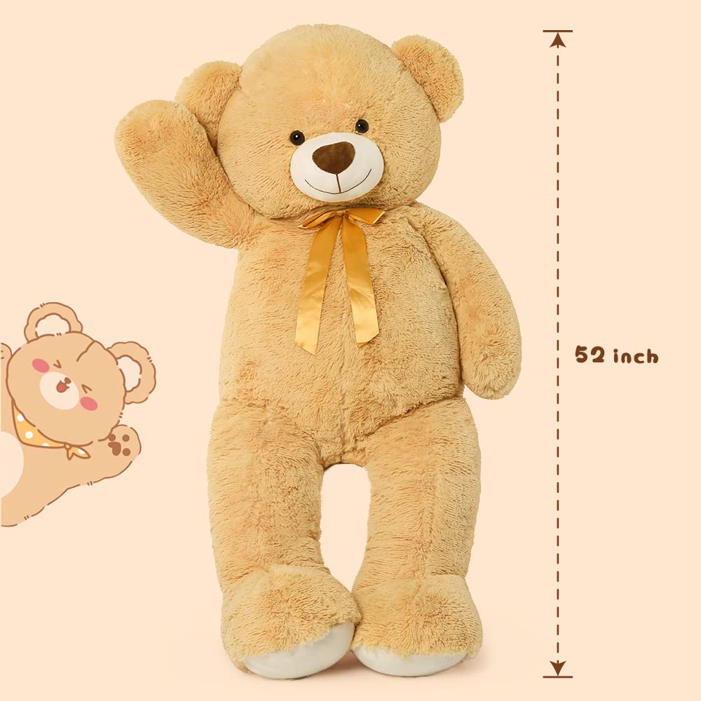 Foto 4 pulgar | Peluche Gigante De Peluche Teddy Bear Tezituor 132 Cm - Venta Internacional.