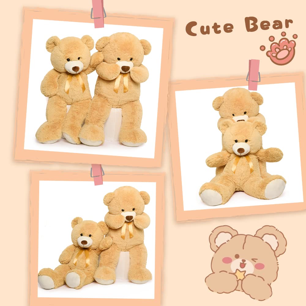 Foto 5 pulgar | Peluche Gigante De Peluche Teddy Bear Tezituor 132 Cm - Venta Internacional.
