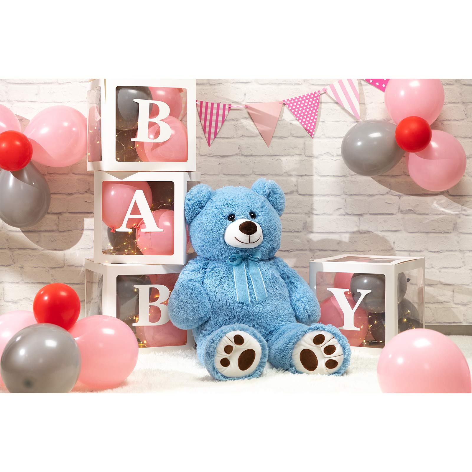 Foto 5 pulgar | Peluche Con Forma De Oso De Peluche Hollyhome, 36 Pulgadas, Azul - Venta Internacional.