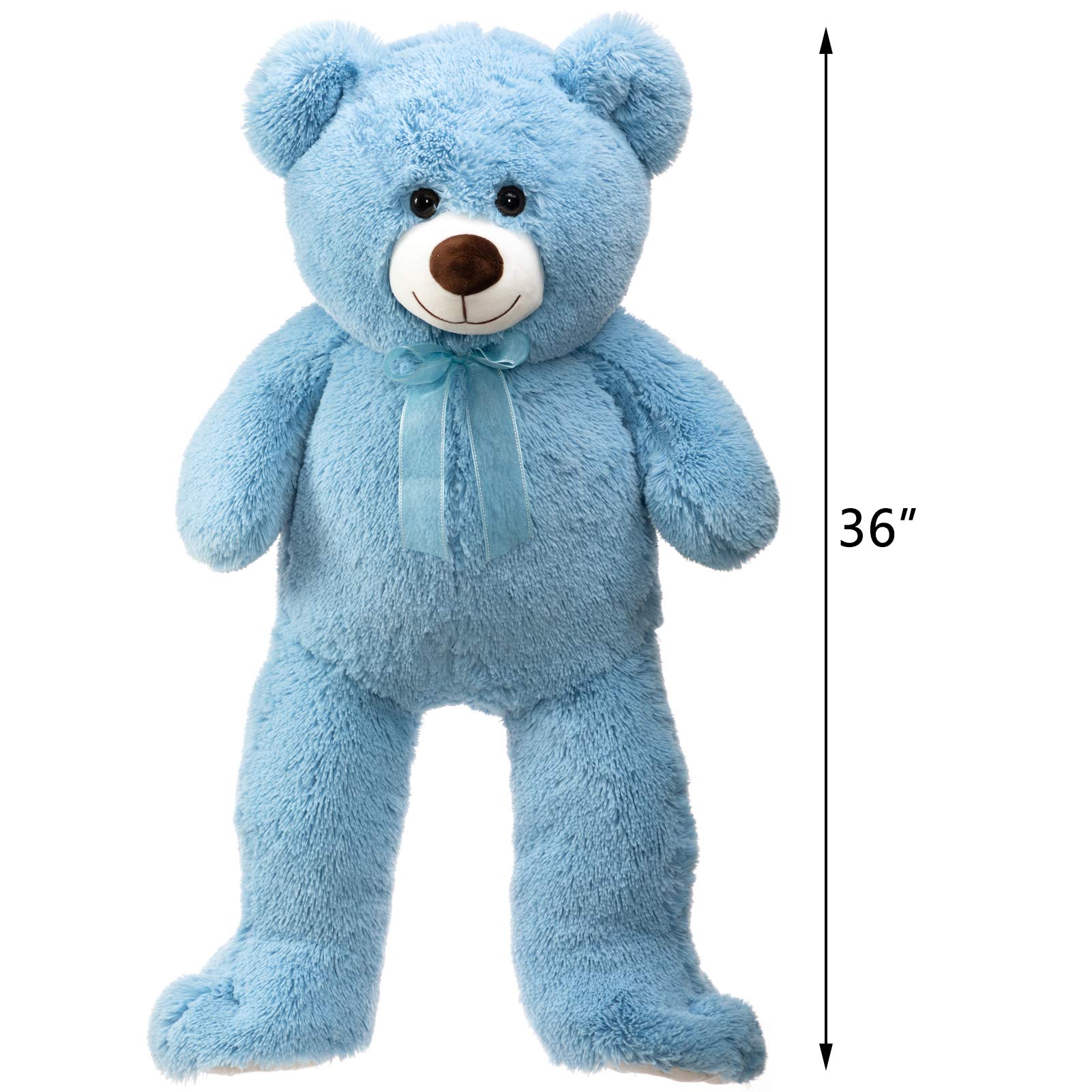 Foto 7 pulgar | Peluche Con Forma De Oso De Peluche Hollyhome, 36 Pulgadas, Azul - Venta Internacional.
