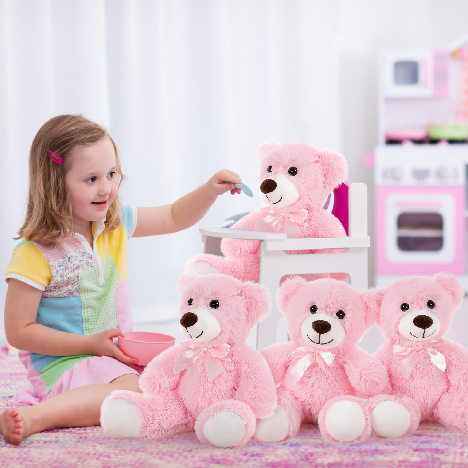 Foto 5 pulgar | Oso De Peluche Tezituor, 35 Cm, A Granel, 5 Paquetes Para Niños - Venta Internacional.