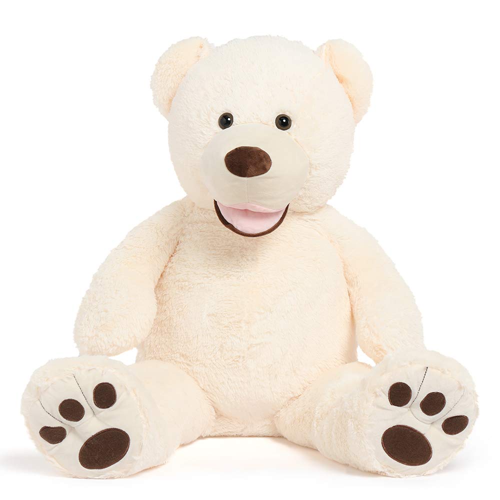 Foto 2 pulgar | Peluche Gigante De Peluche Morismos De Peluche Beige De 100 Cm Para Niños Y Regalo - Venta Internacional.
