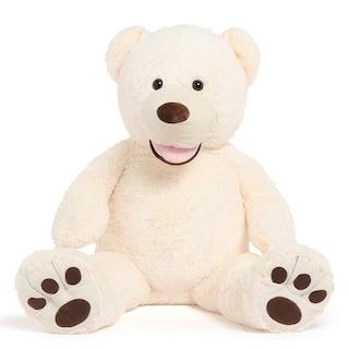 Foto 1 | Peluche Gigante De Peluche Morismos De Peluche Beige De 100 Cm Para Niños Y Regalo - Venta Internacional.
