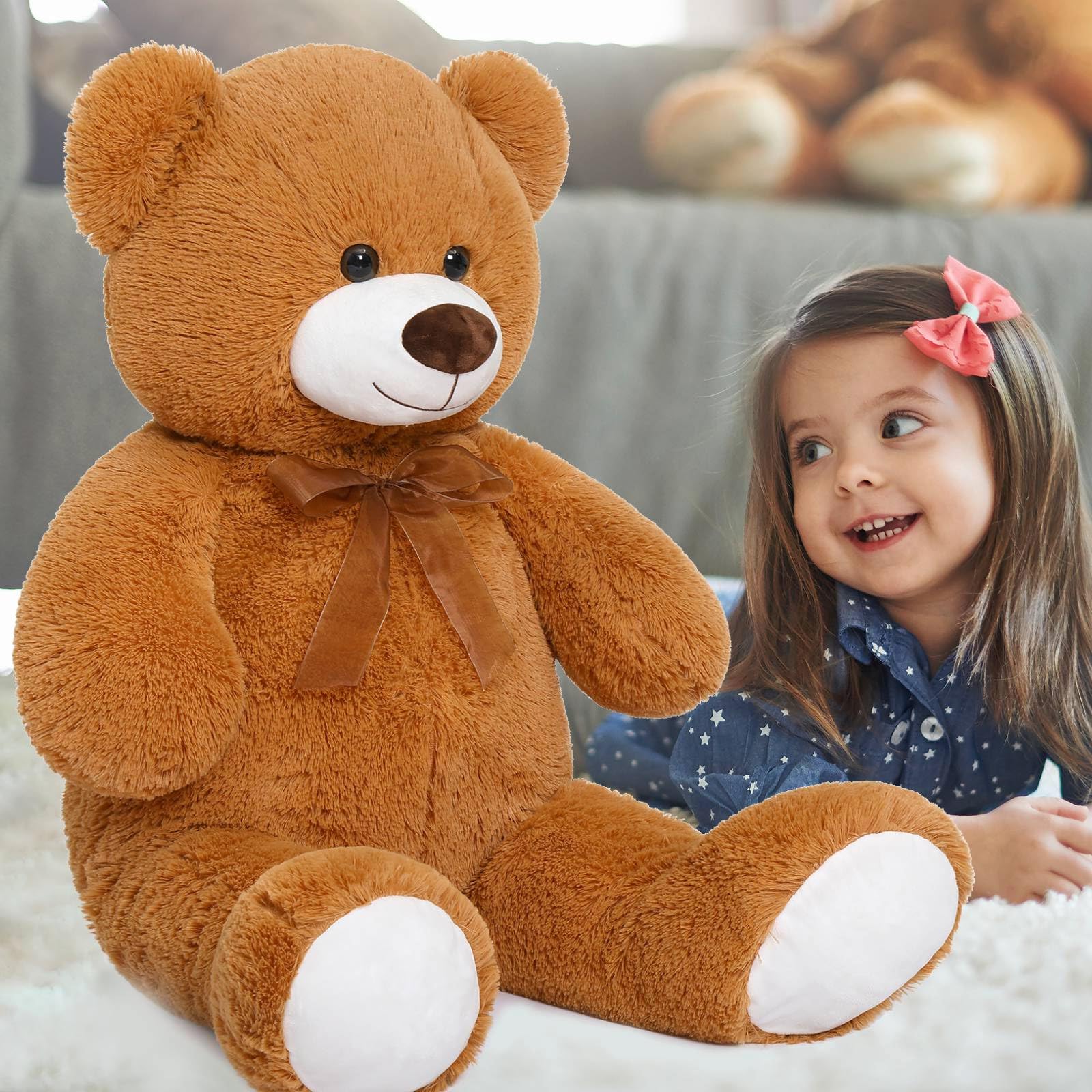 Foto 2 | Oso De Peluche Morismos Giant 90 Cm, Color Marrón - Venta Internacional.