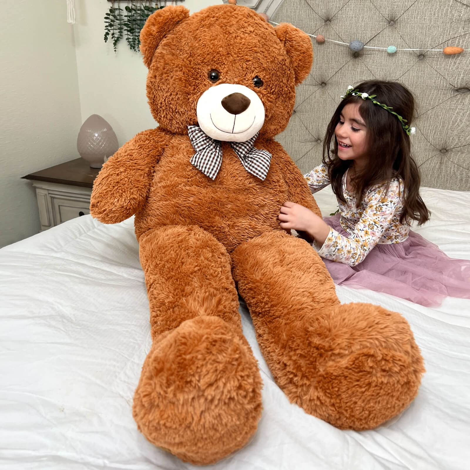 Foto 4 pulgar | Oso De Peluche Mao Golan, Tamaño Grande, Marrón, 120 Cm - Venta Internacional.
