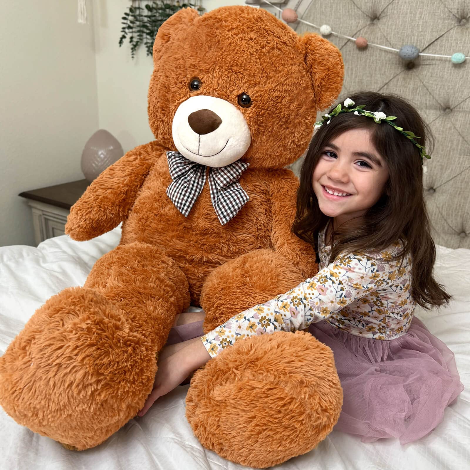 Foto 8 pulgar | Oso De Peluche Mao Golan, Tamaño Grande, Marrón, 120 Cm - Venta Internacional.