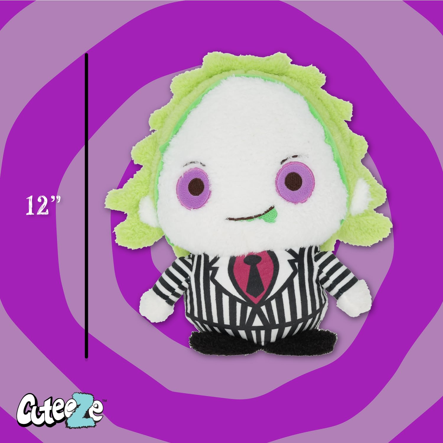 Foto 5 pulgar | Peluche De Peluche Warner Bros. Beetlejuice 30 Cm - Venta Internacional.