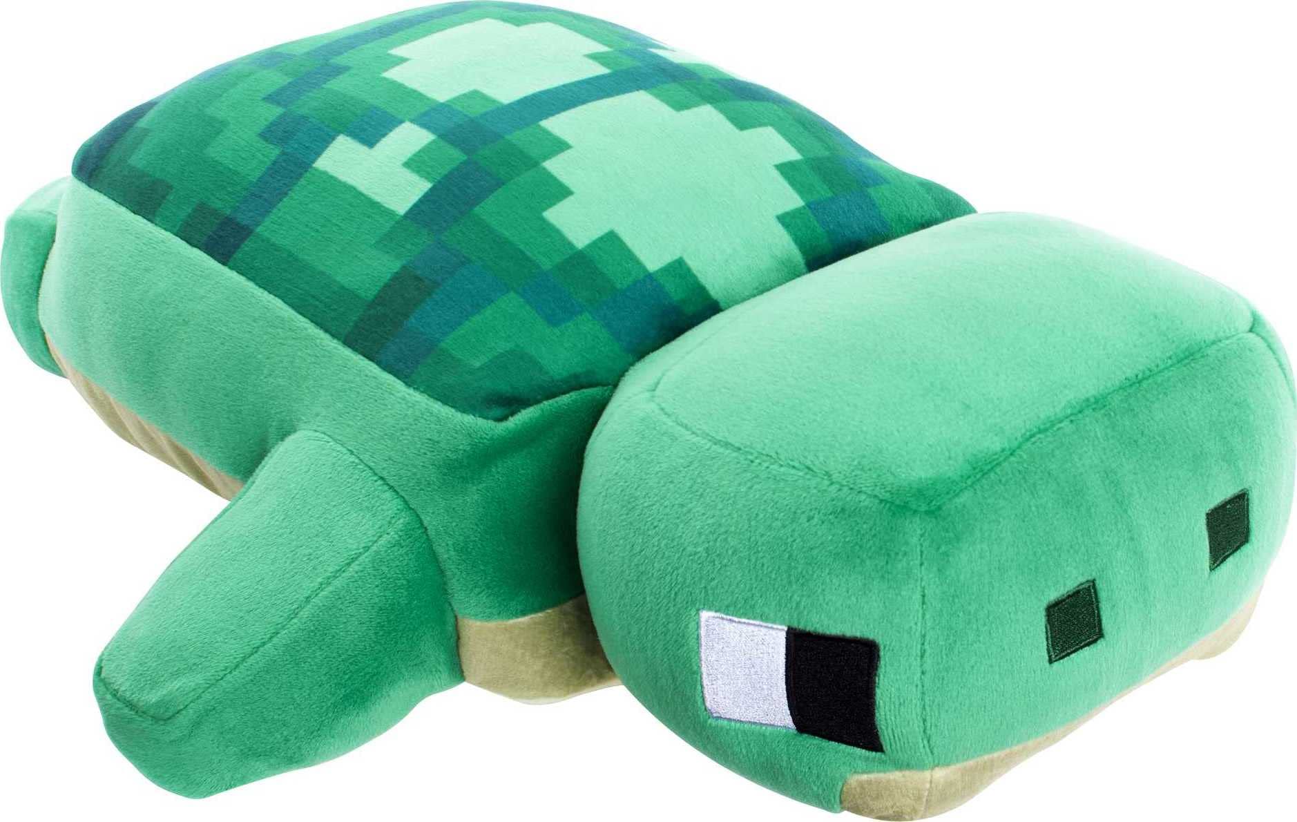 Peluche Mattel Con Forma De Tortuga De Minecraft, 30 Cm - Venta Internacional.