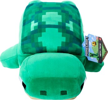 Foto 6 | Peluche Mattel Con Forma De Tortuga De Minecraft, 30 Cm - Venta Internacional.