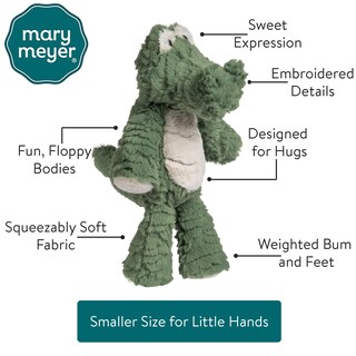 Foto 4 | Peluche Mary Meyer Marshmallow Zoo Junior Gator 23 Cm - Venta Internacional.