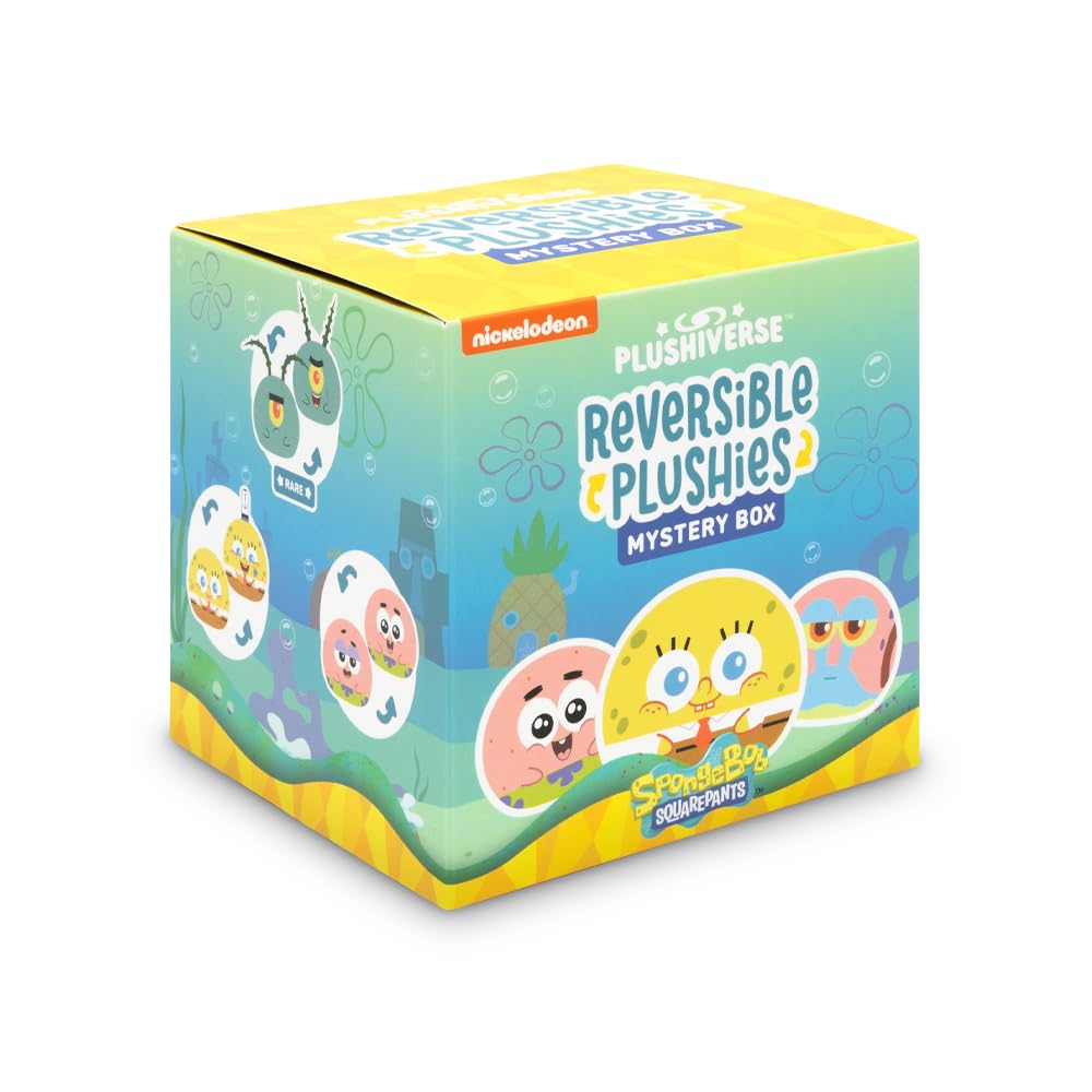 Foto 1 | Peluche Reversible Mystery Box Teeturtle Bob Esponja 3 - Venta Internacional.