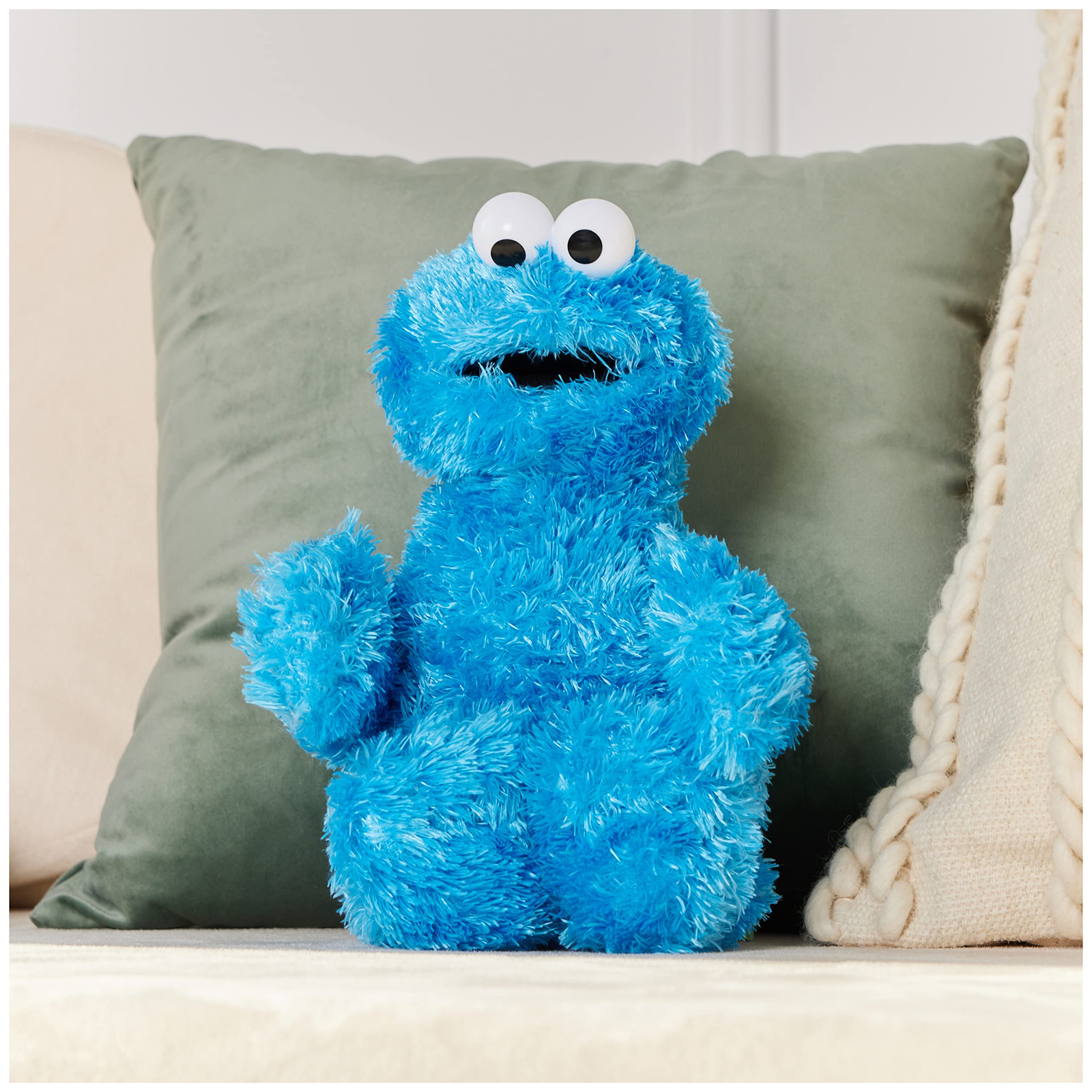 Foto 2 | Peluche Gund Sesame Street Cookie Monster Muppet 30 Cm Azul - Venta Internacional.