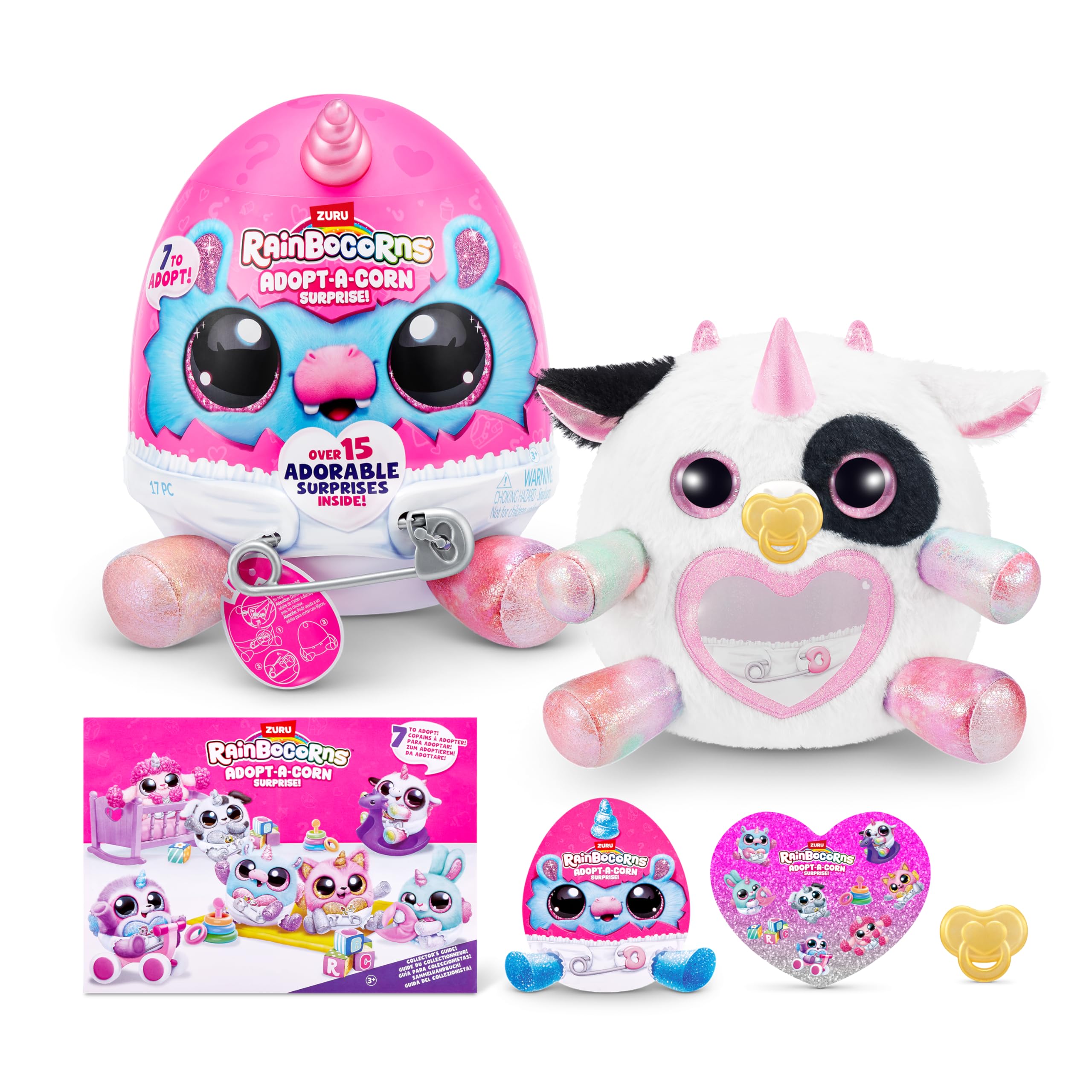 Toy Rainbocorns Adopt-a-corn Surprise Cow Zuru Con Más De 15 Sorpresas - Venta Internacional.
