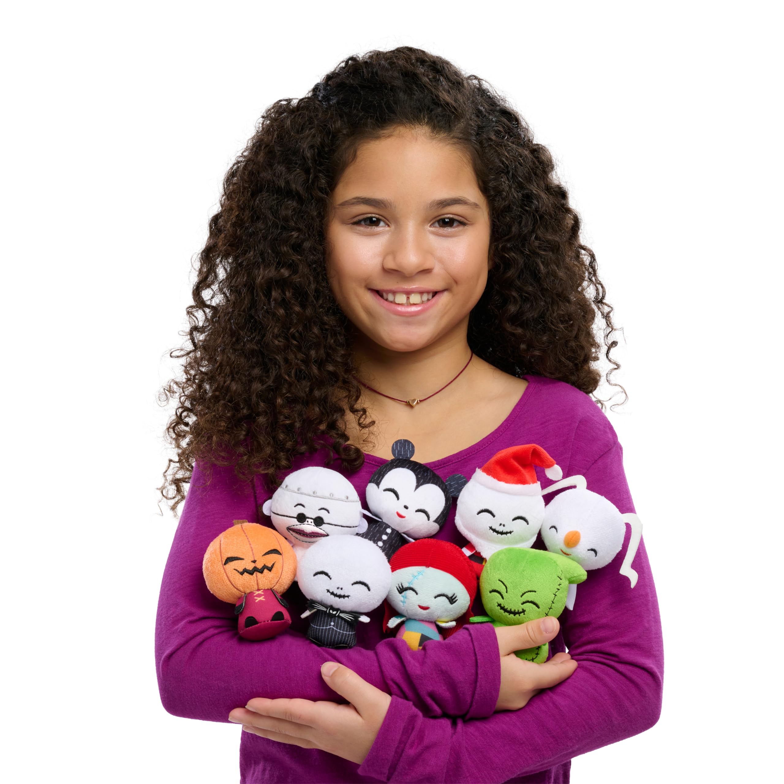 Foto 2 | Juguete De Peluche Just Play Disney La Pesadilla Antes De Navidad De Tim Burton, Paquete De 2 Unidades - Venta Inte