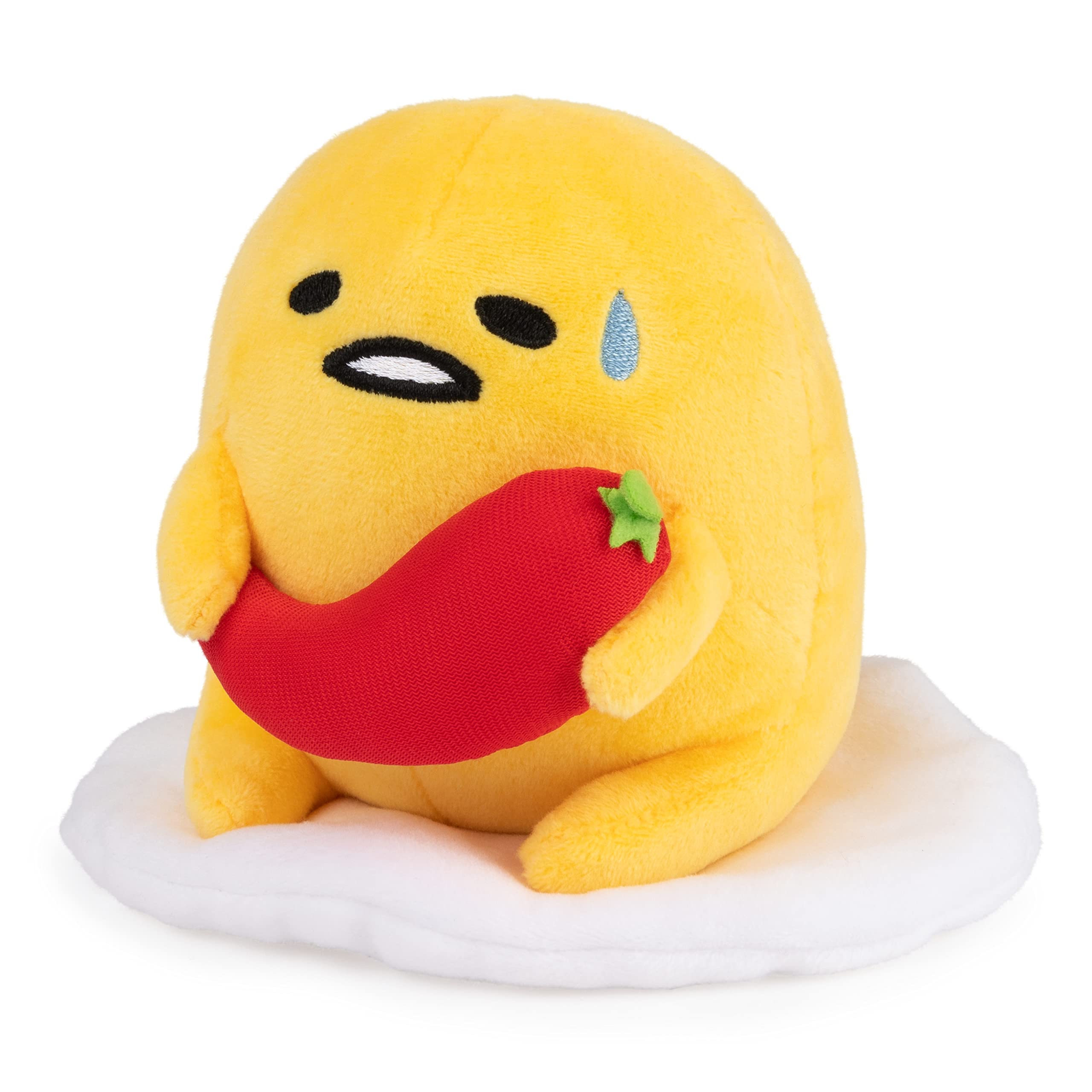 Foto 3 pulgar | Peluche Gund Sanrio Gudetama The Lazy Egg Spicy 13 Cm - Venta Internacional.