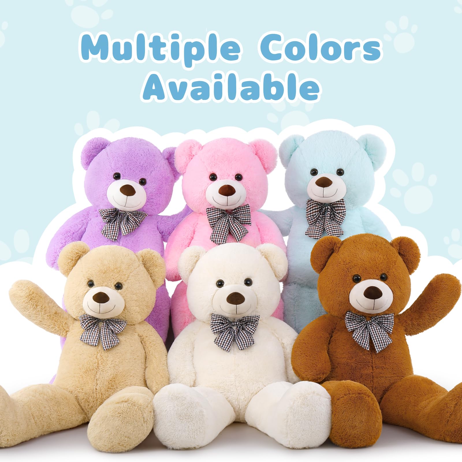 Foto 3 | Peluche Maogolan Big Blue Bear De 1 M - Venta Internacional.