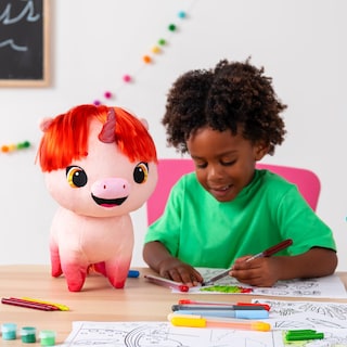 Foto 5 | Peluche Basic Fun Not Quite Narval Pixie Dazzlerump 30 Cm - Venta Internacional.