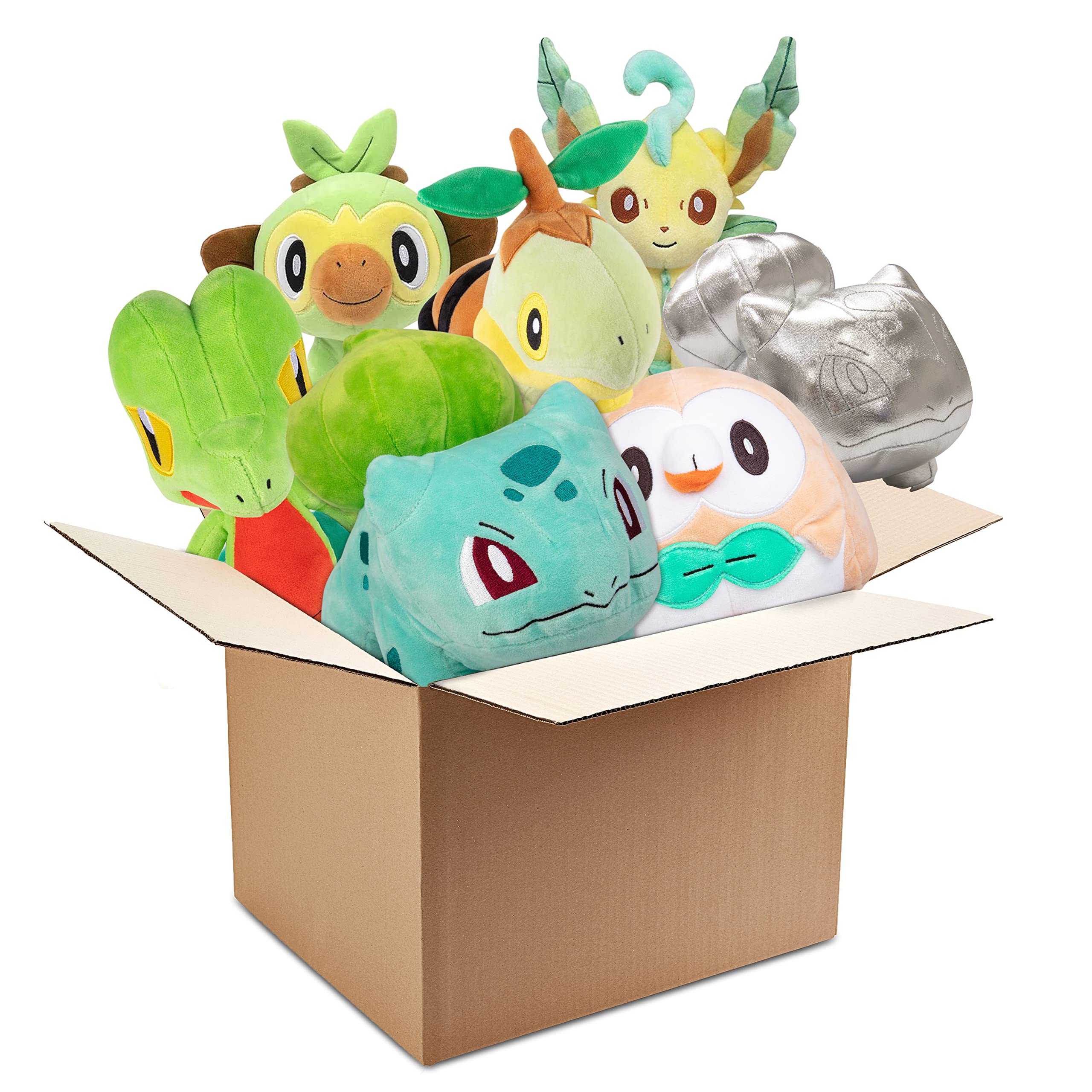 Foto 2 pulgar | Juguete De Peluche Jazwares Pokémon Grass, Tipo 8, Surtido, Paquete De 3, 2 Unidades - Venta Internacional.