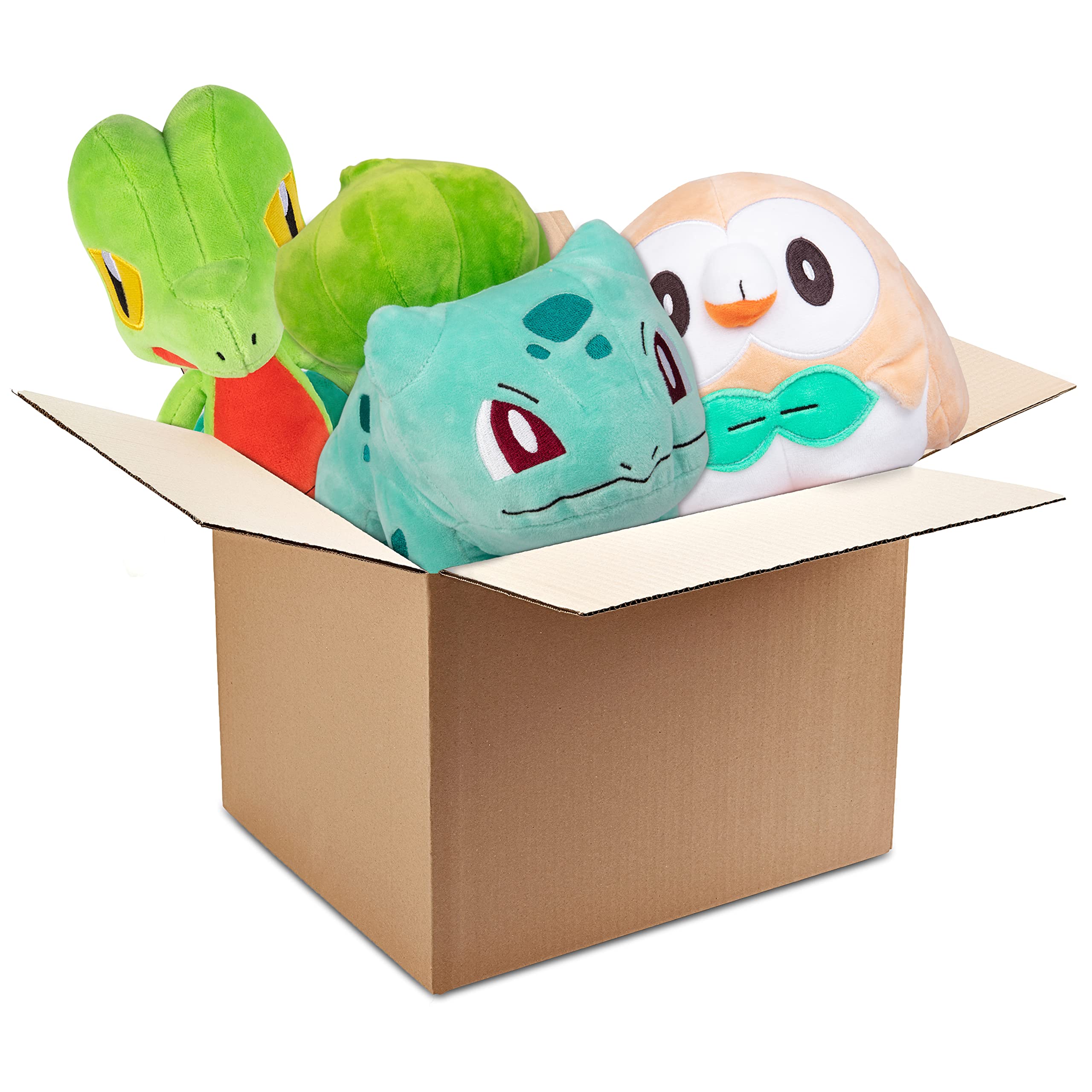 Foto 4 pulgar | Juguete De Peluche Jazwares Pokémon Grass, Tipo 8, Surtido, Paquete De 3, 2 Unidades - Venta Internacional.