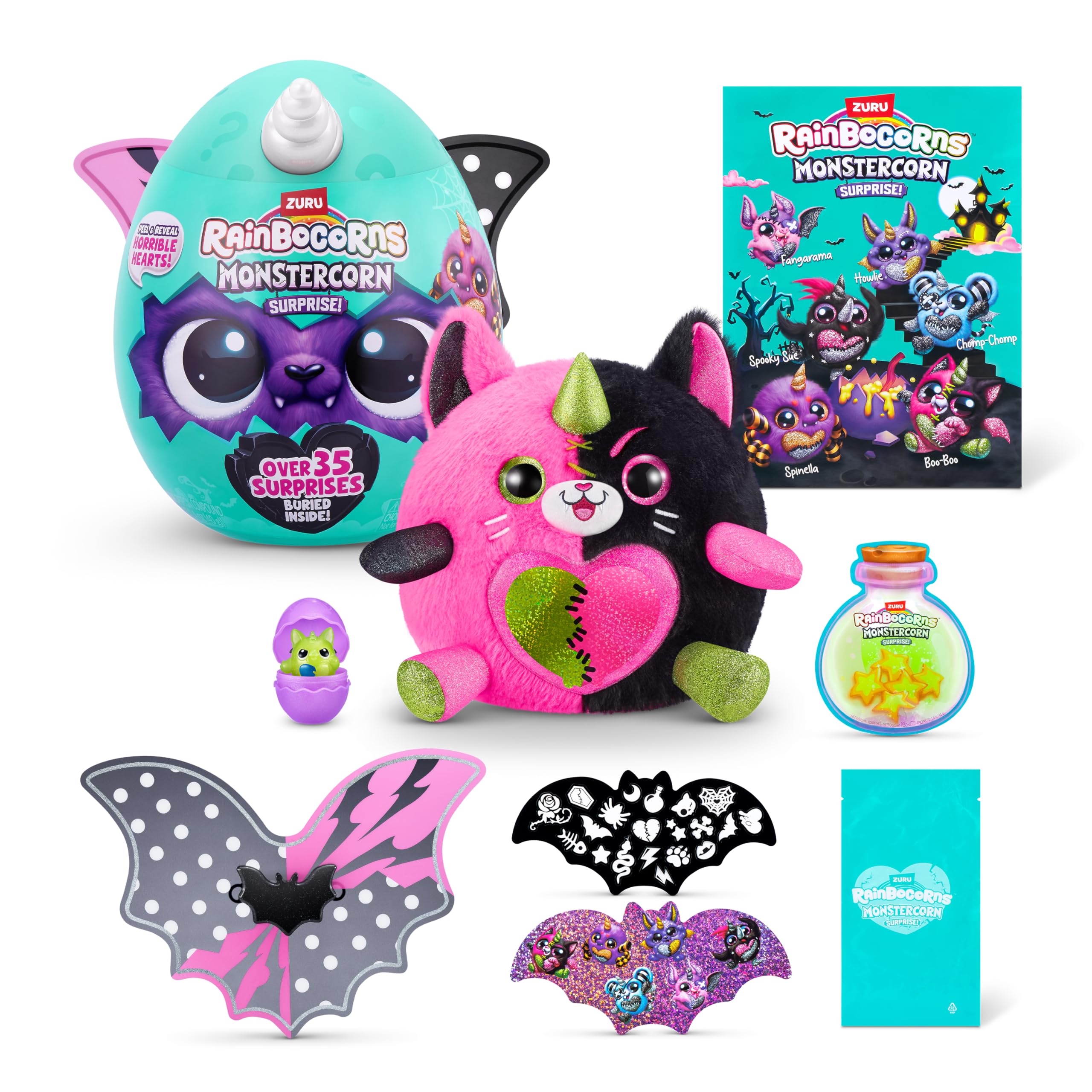Gato Sorpresa Monstercorn De Juguete Rainbocorns Con 35 Sorpresas - Venta Internacional.