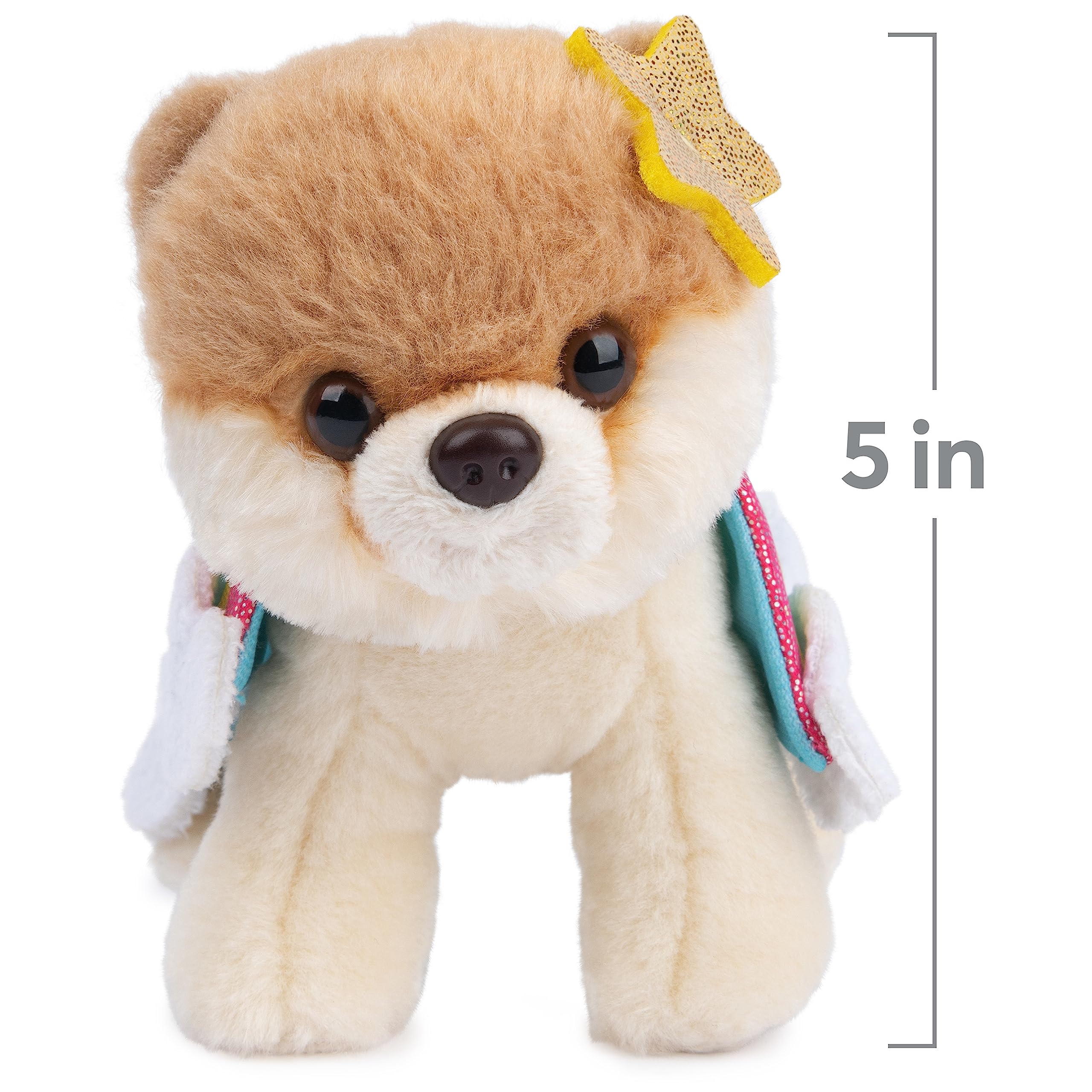 Foto 4 pulgar | Juguete De Peluche Gund Boo Rainbow Pomeranian Dog De 5 Pulgadas Para Más De 1 Año - Venta Internacional.