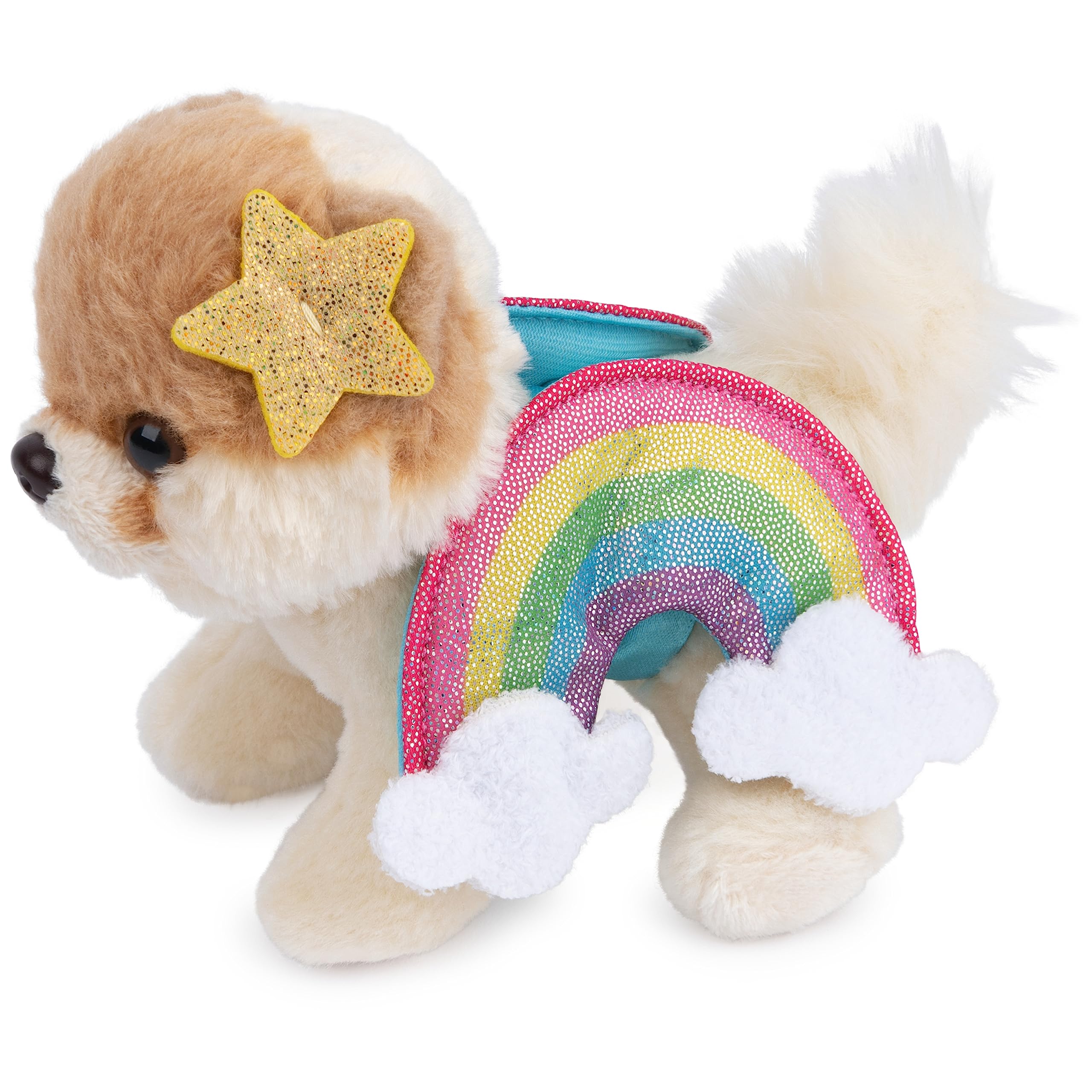 Foto 7 pulgar | Juguete De Peluche Gund Boo Rainbow Pomeranian Dog De 5 Pulgadas Para Más De 1 Año - Venta Internacional.