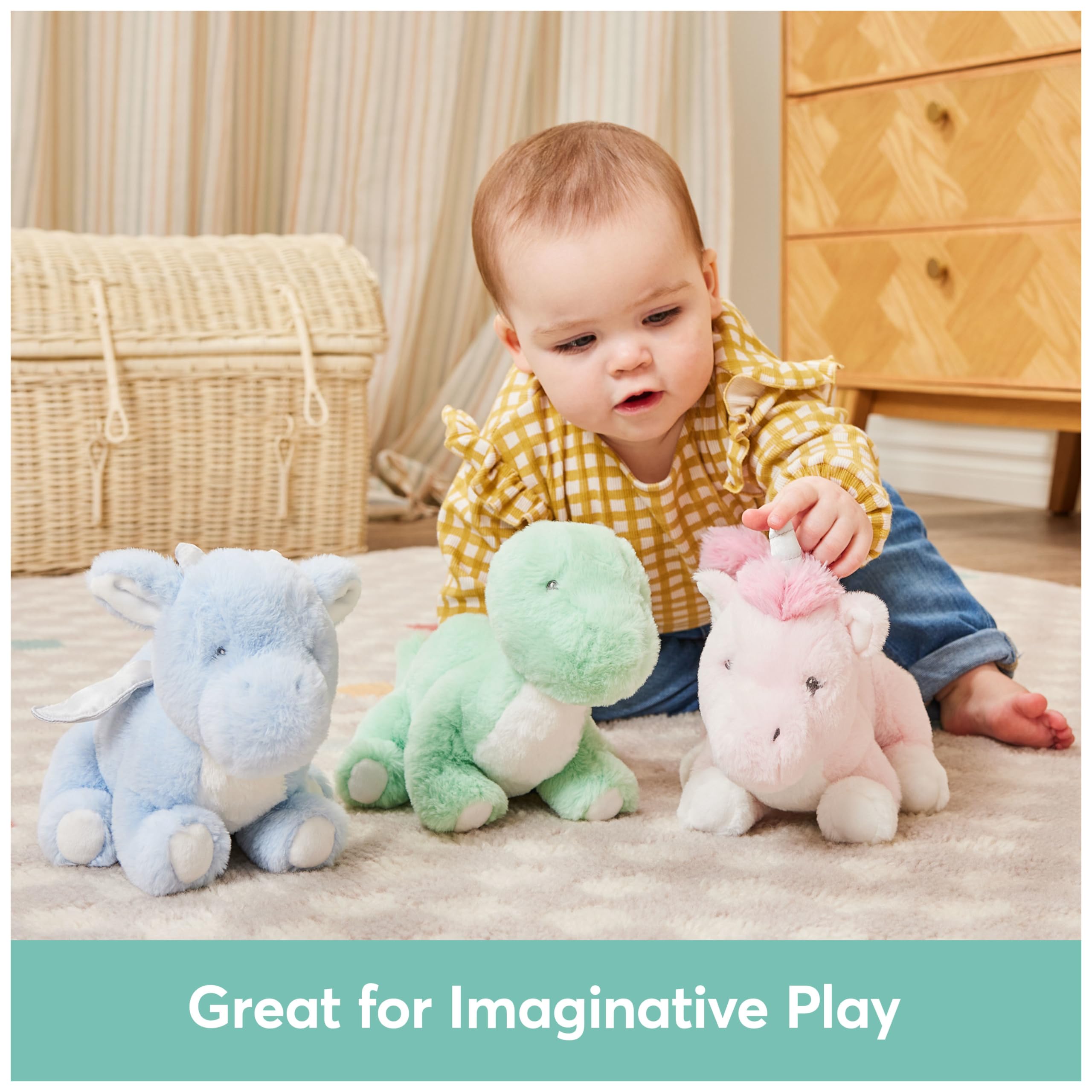 Foto 7 | Peluche Gund Baby Alora Unicorn Para Bebés Y Niños Pequeños - Venta Internacional.