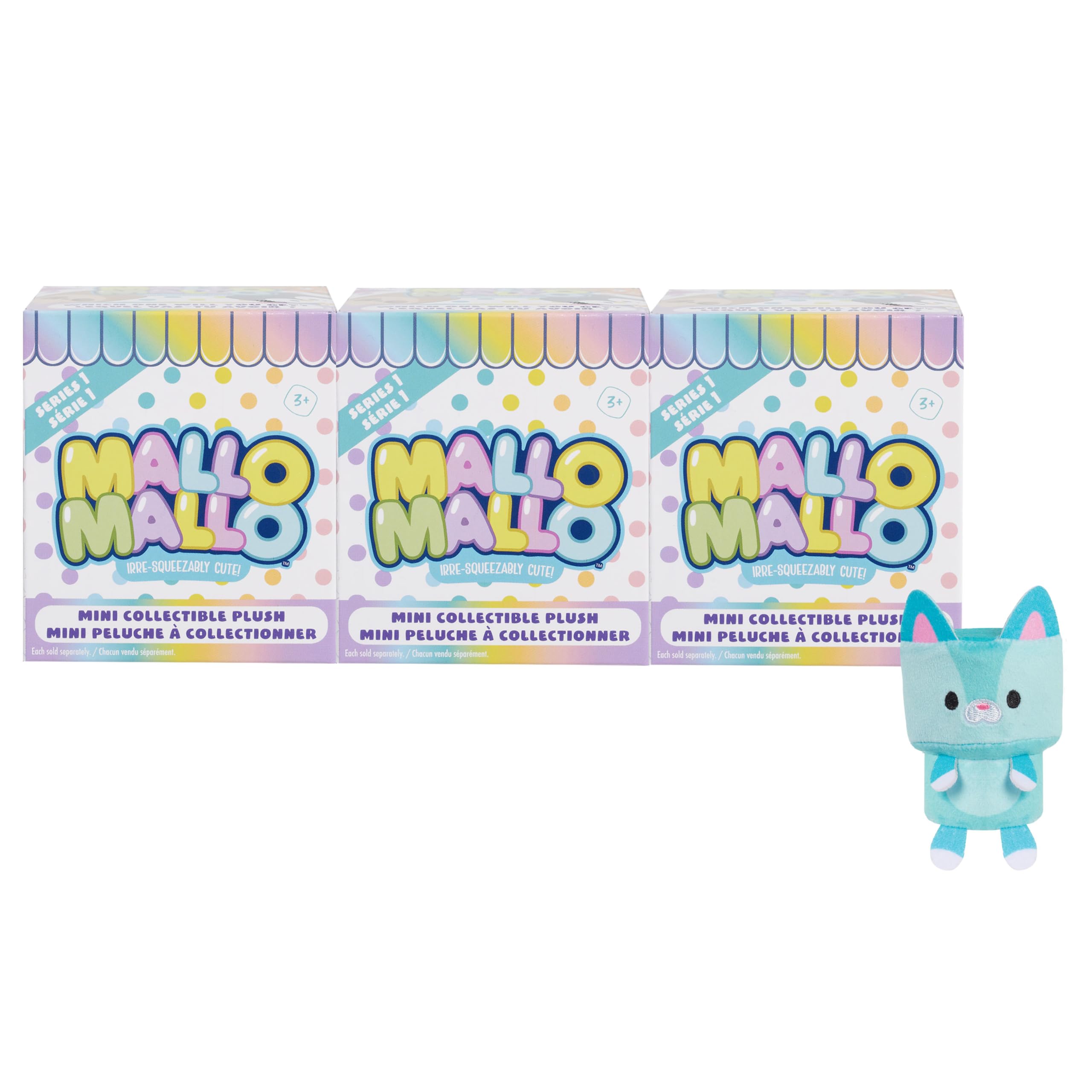 Foto 1 | Peluches De Peluche Coleccionables Mallo Mallo Mini, Paquete De 3 - Venta Internacional.