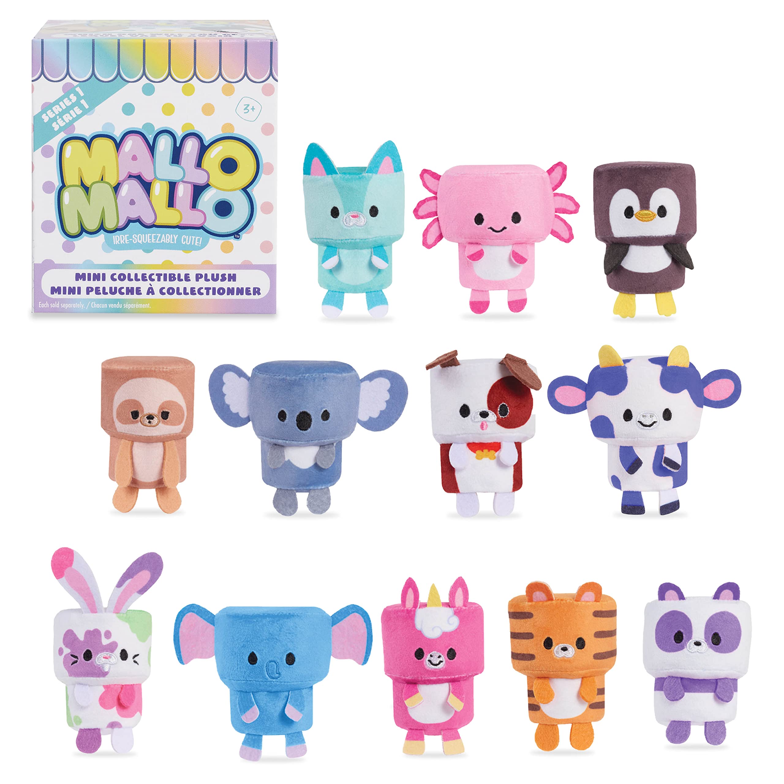 Foto 8 pulgar | Peluches De Peluche Coleccionables Mallo Mallo Mini, Paquete De 3 - Venta Internacional.