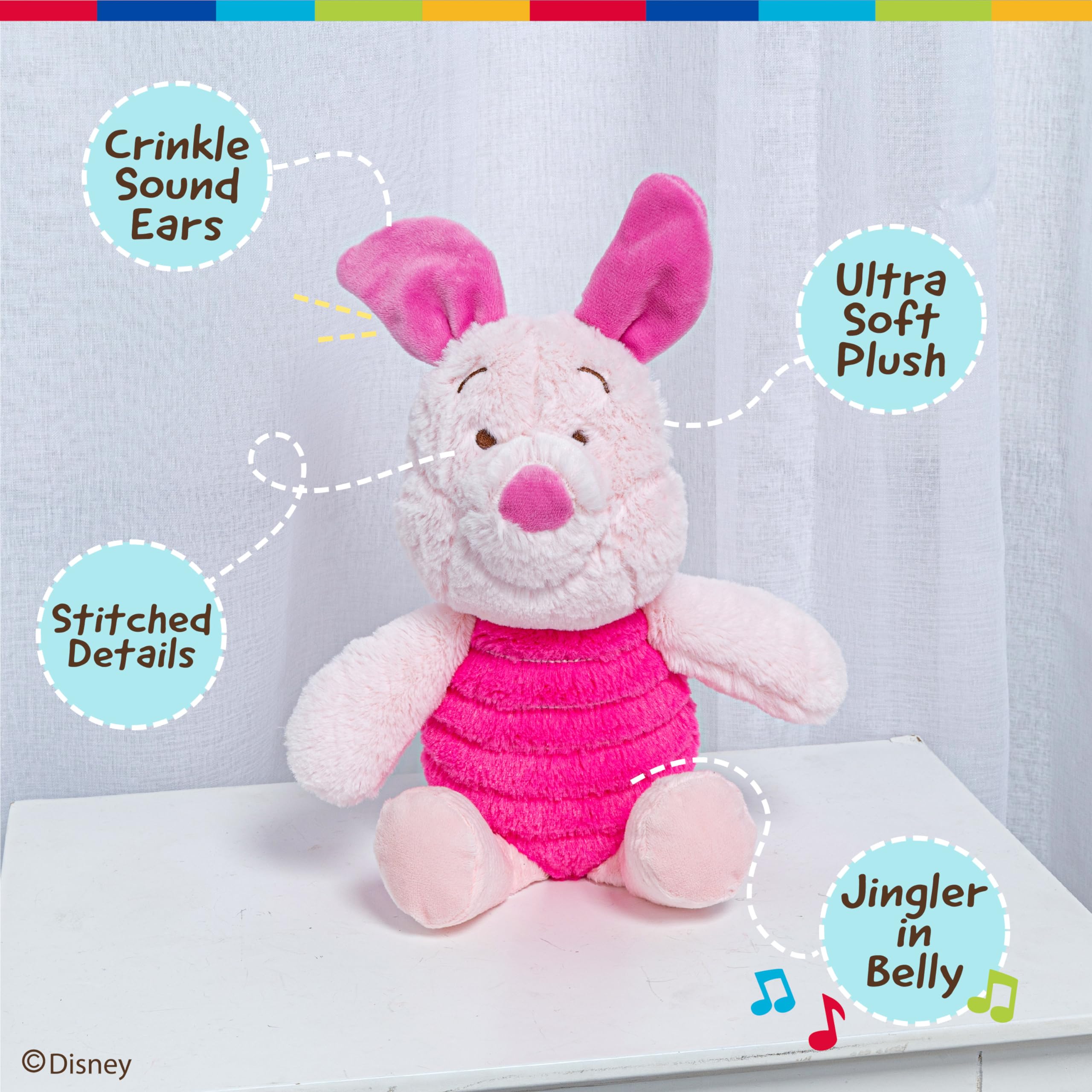 Foto 4 pulgar | Animal De Peluche Preferido Por Los Niños, El Bebé Winnie The Pooh Piglet - Venta Internacional.