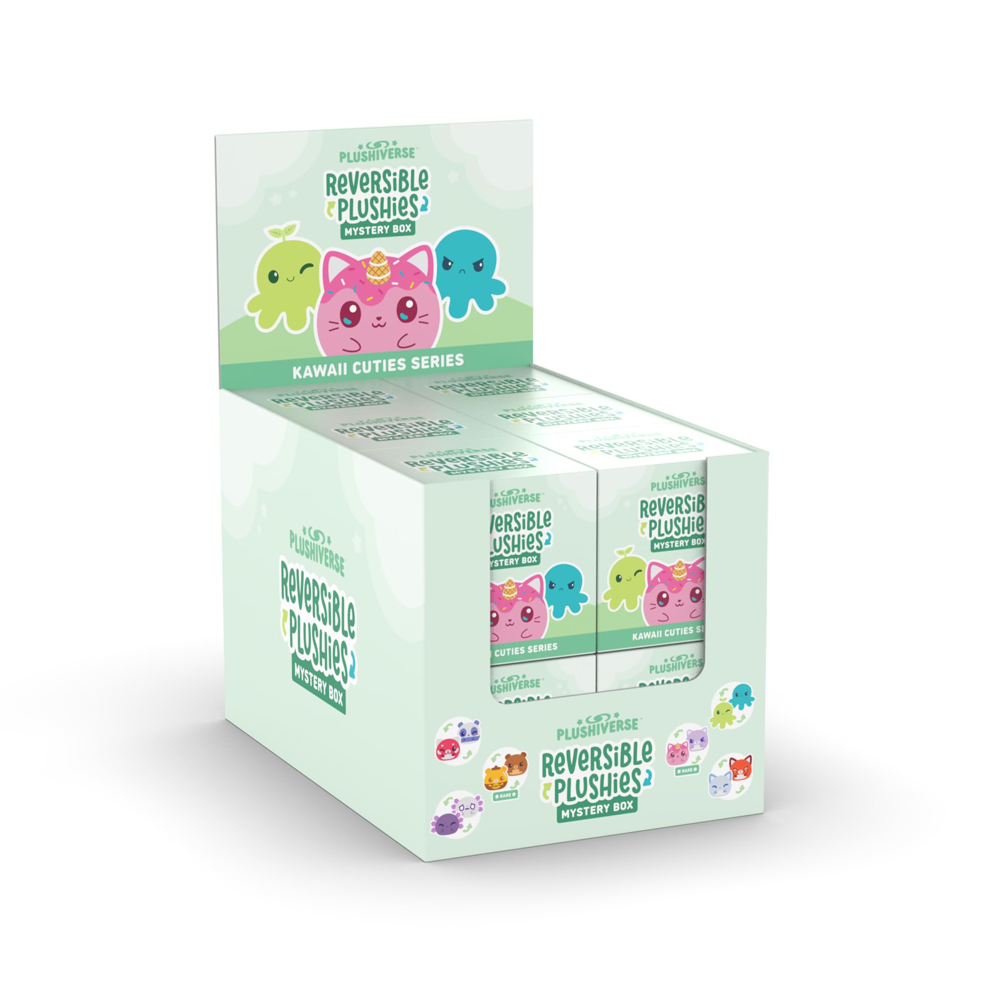 Foto 4 pulgar | Caja Misteriosa Reversible Plushie Teeturtle 3 Kawaii Cuties - Venta Internacional.