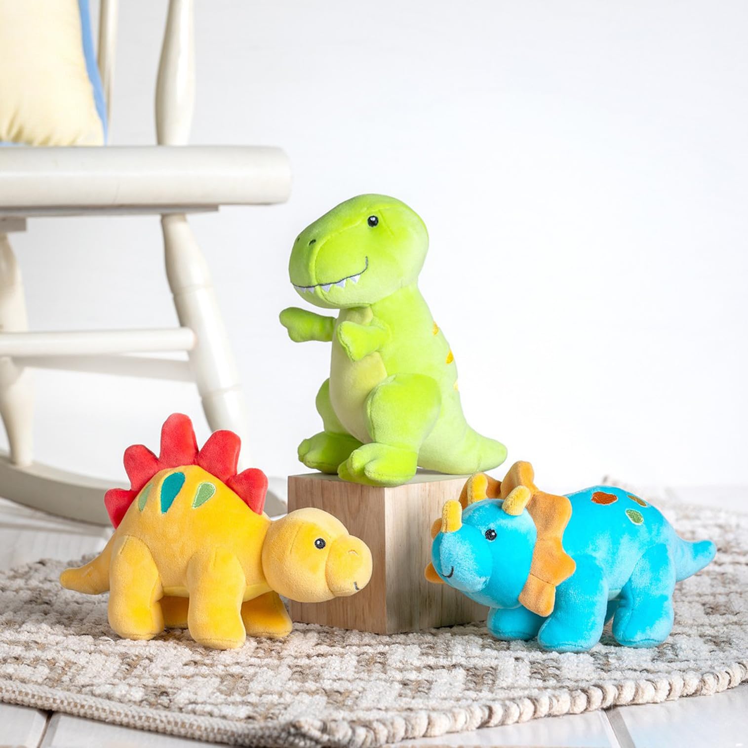 Foto 2 | Almohada Mary Meyer Smootheez Con Forma De Dinosaurio De Peluche - Venta Internacional.