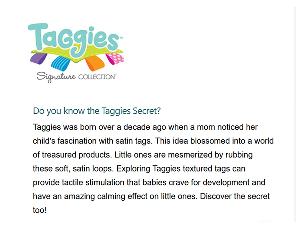 Foto 6 pulgar | Lovey Toy Taggies Sherbet Lamb, 30 Cm, Paquete De 1 Lulujo - Venta Internacional.