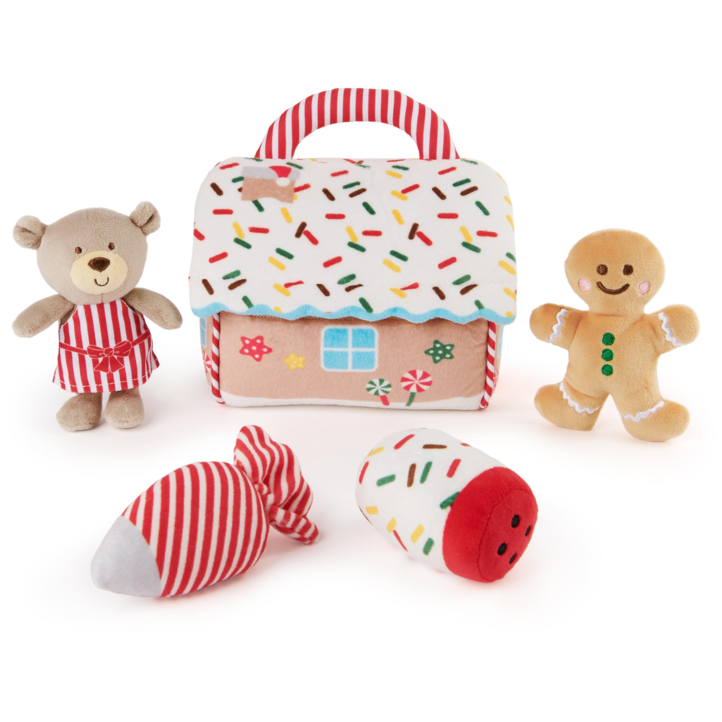 Foto 2 pulgar | Playset Gund Baby Play Soft My First Gingerbread House, 5 Piezas - Venta Internacional.