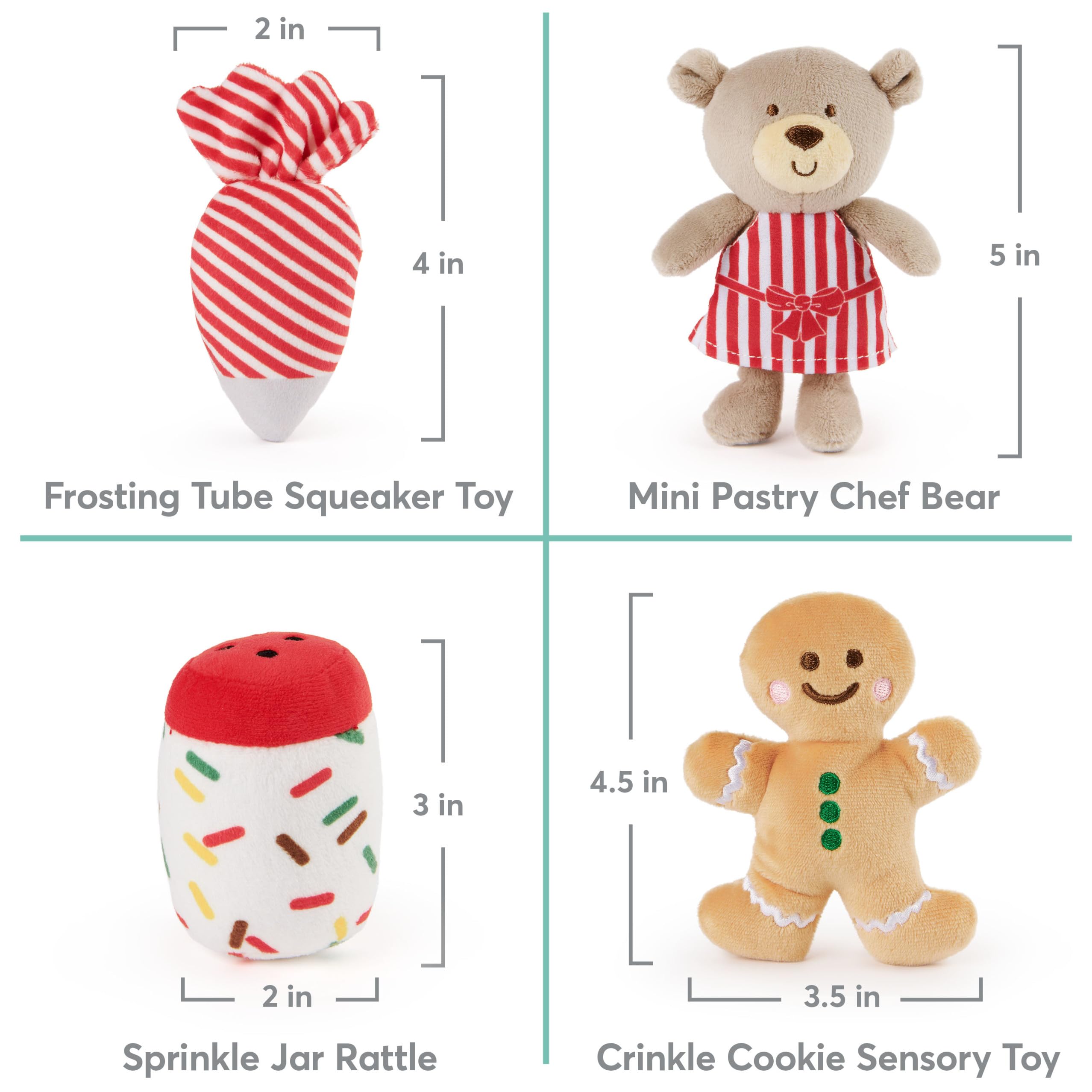 Foto 3 pulgar | Playset Gund Baby Play Soft My First Gingerbread House, 5 Piezas - Venta Internacional.