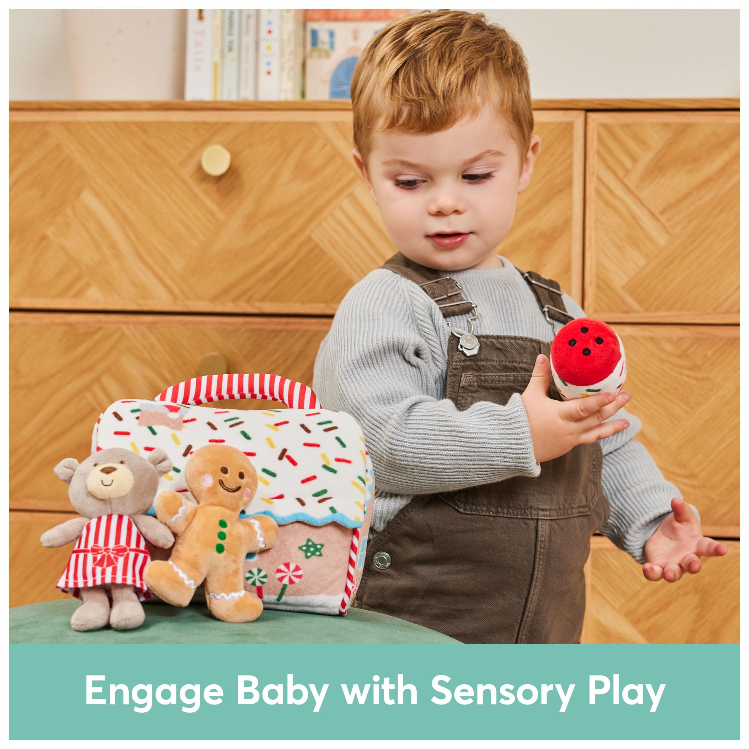 Foto 4 pulgar | Playset Gund Baby Play Soft My First Gingerbread House, 5 Piezas - Venta Internacional.