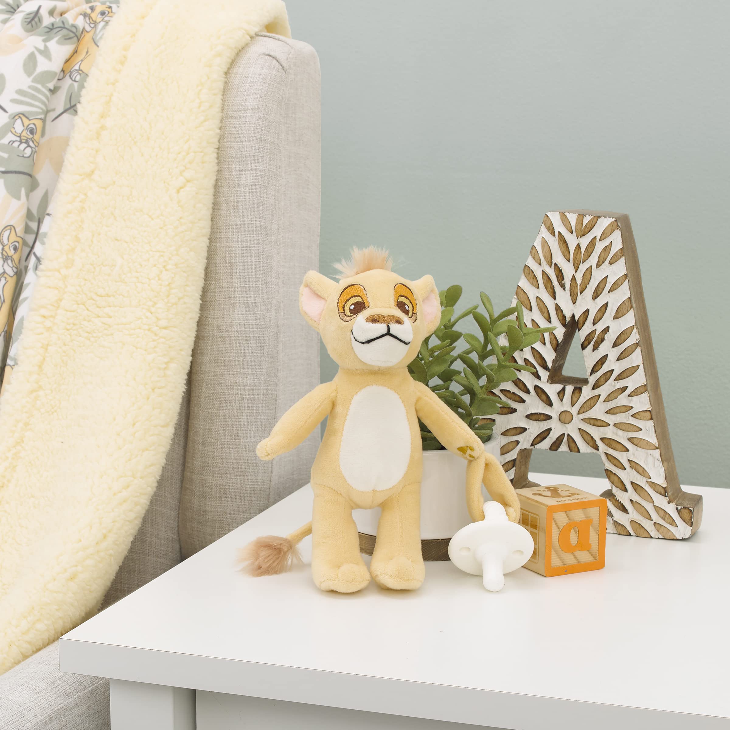 Foto 5 pulgar | Chupete De Peluche Buddy Disney Lion King Simba Tan Super Soft - Venta Internacional.