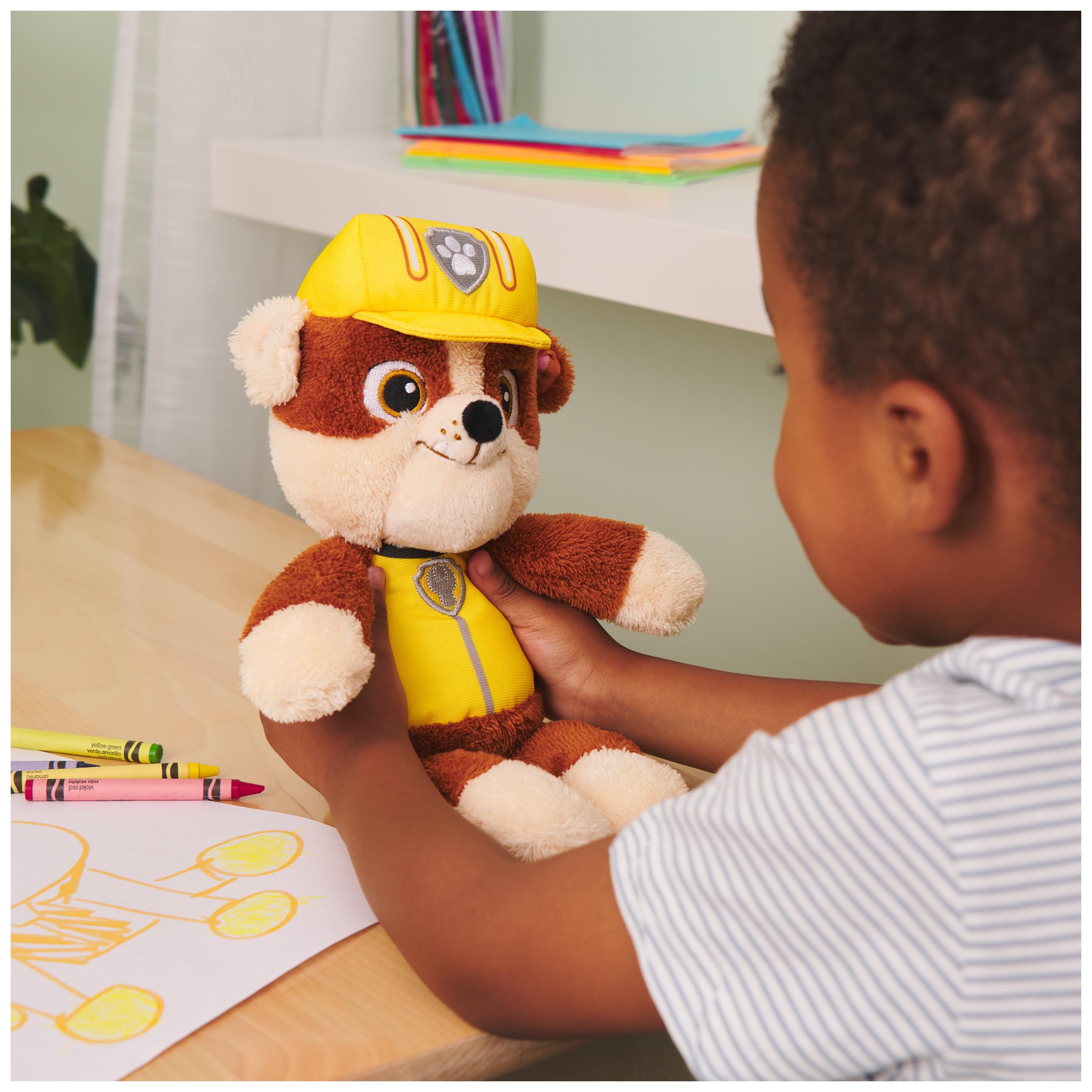 Foto 3 pulgar | Peluche Gund Paw Patrol Rubble Take Along Buddy 33 Cm - Venta Internacional.