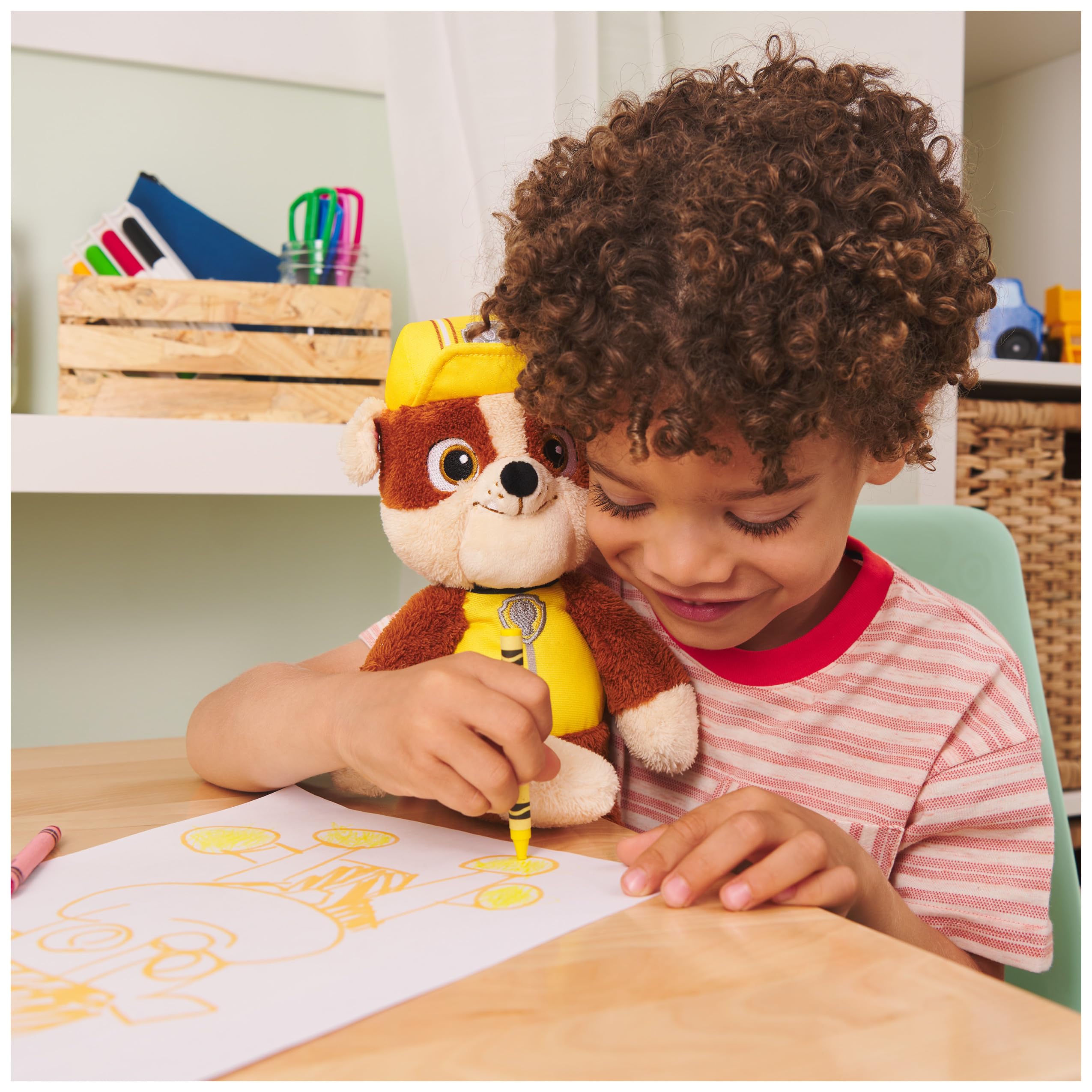 Foto 8 pulgar | Peluche Gund Paw Patrol Rubble Take Along Buddy 33 Cm - Venta Internacional.