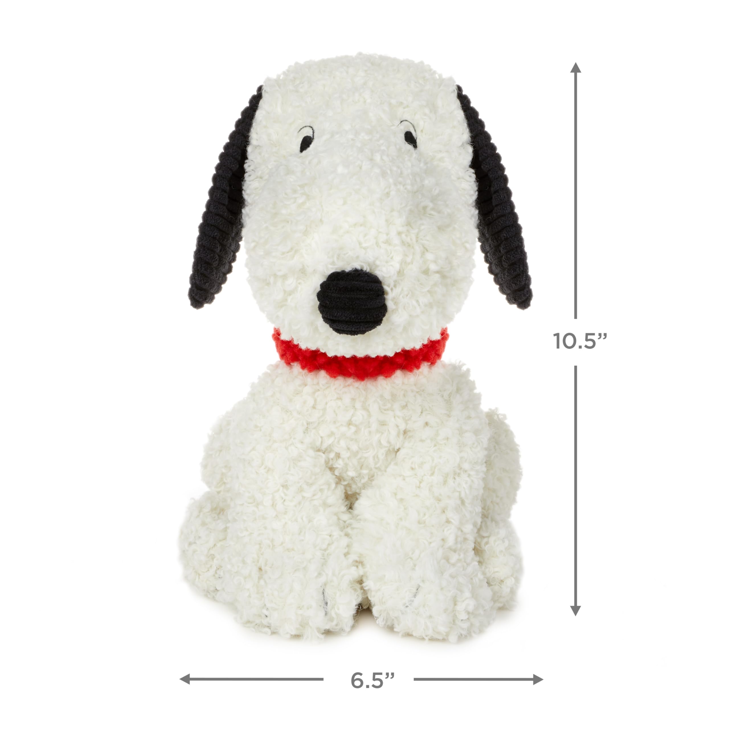 Foto 4 pulgar | Peluche Hallmark Peanuts Snoopy Con Orejas De Pana, 10,5 Cm - Venta Internacional.