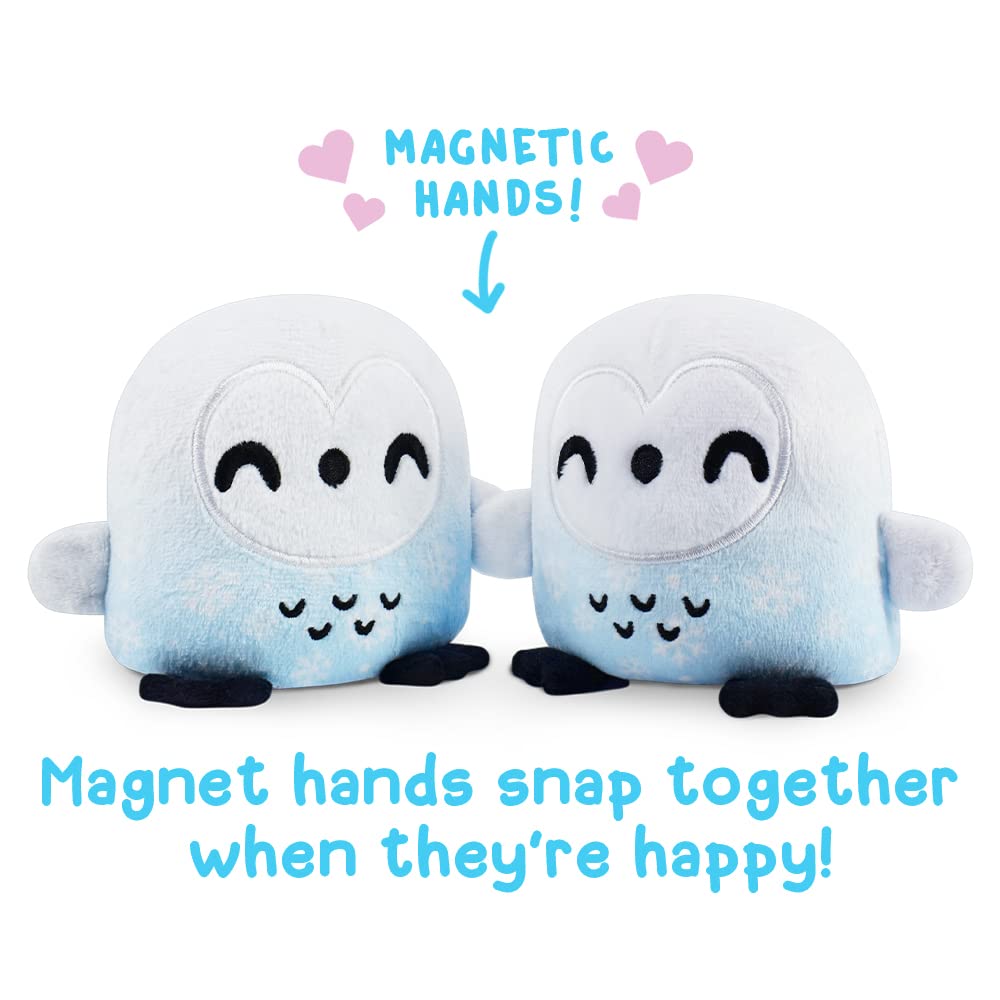 Foto 3 pulgar | Peluche Plushmates Teeturtle Magnético Reversible Con Forma De Búho Nival - Venta Internacional.